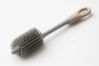 Silicone Bottle Cleaning Brush With Ergonomic Handle