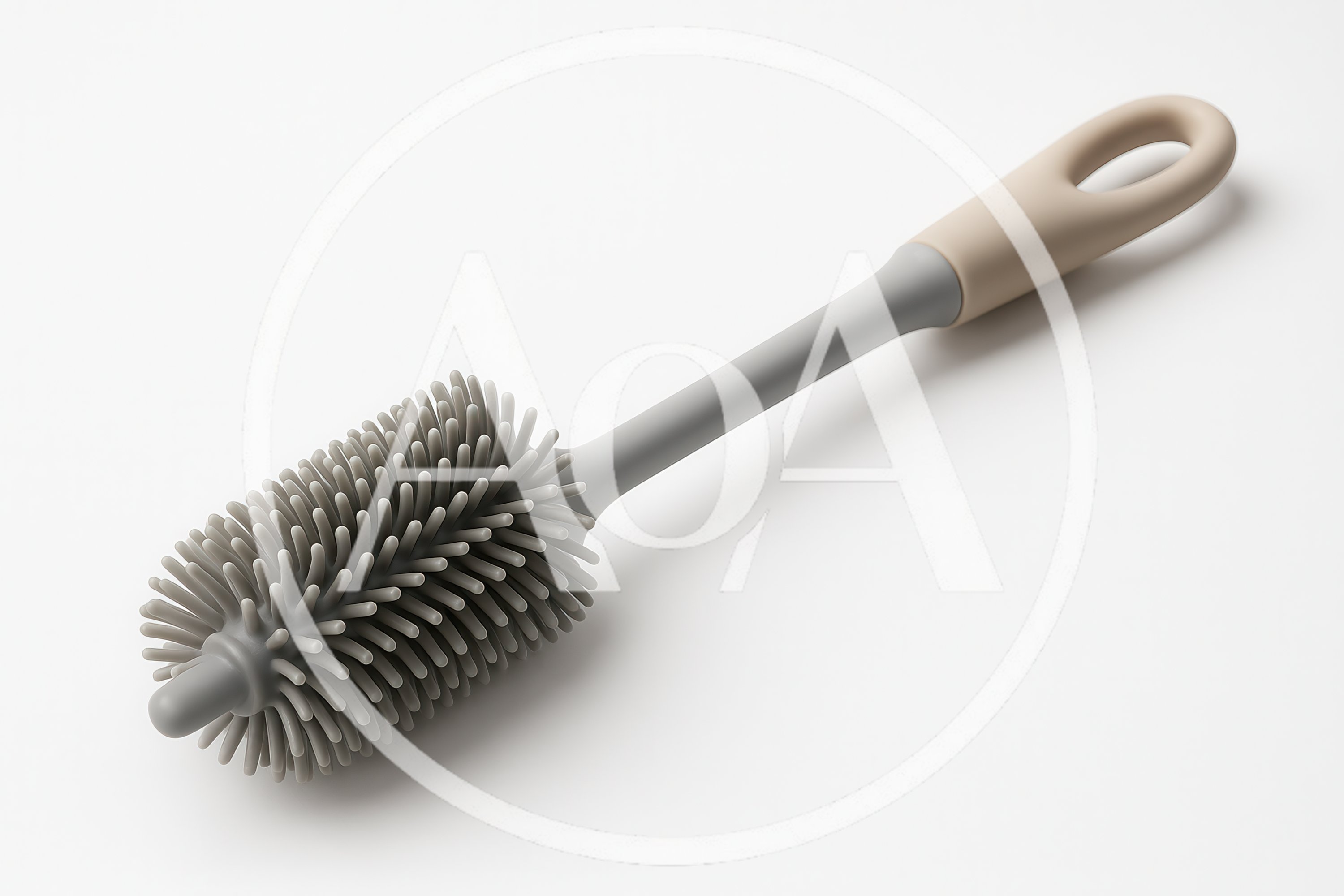 Silicone Bottle Cleaning Brush With Ergonomic Handle