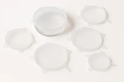 Set Of Reusable Silicone Stretch Lids