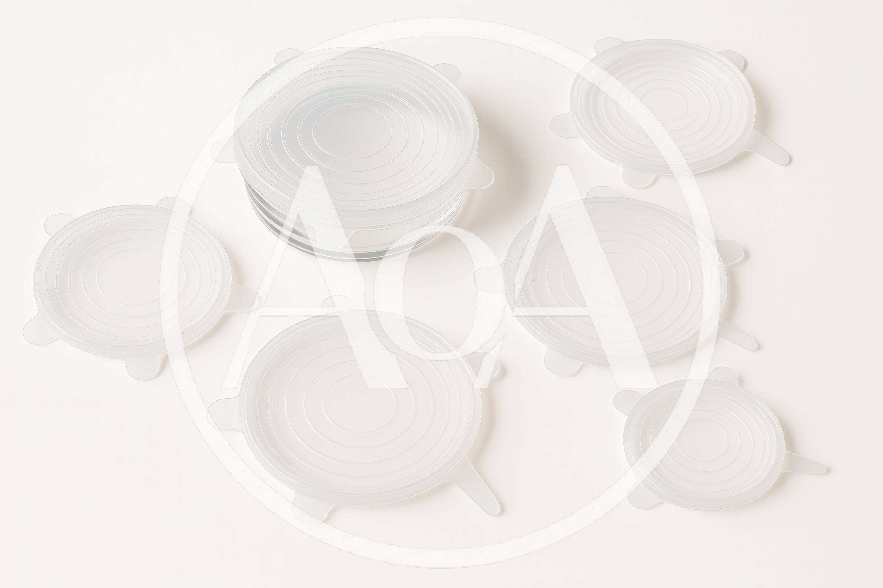 Set Of Reusable Silicone Stretch Lids