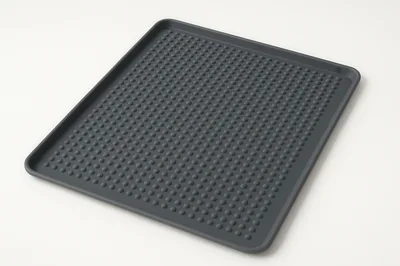 Dark Grey Silicone Dish Drying Mat