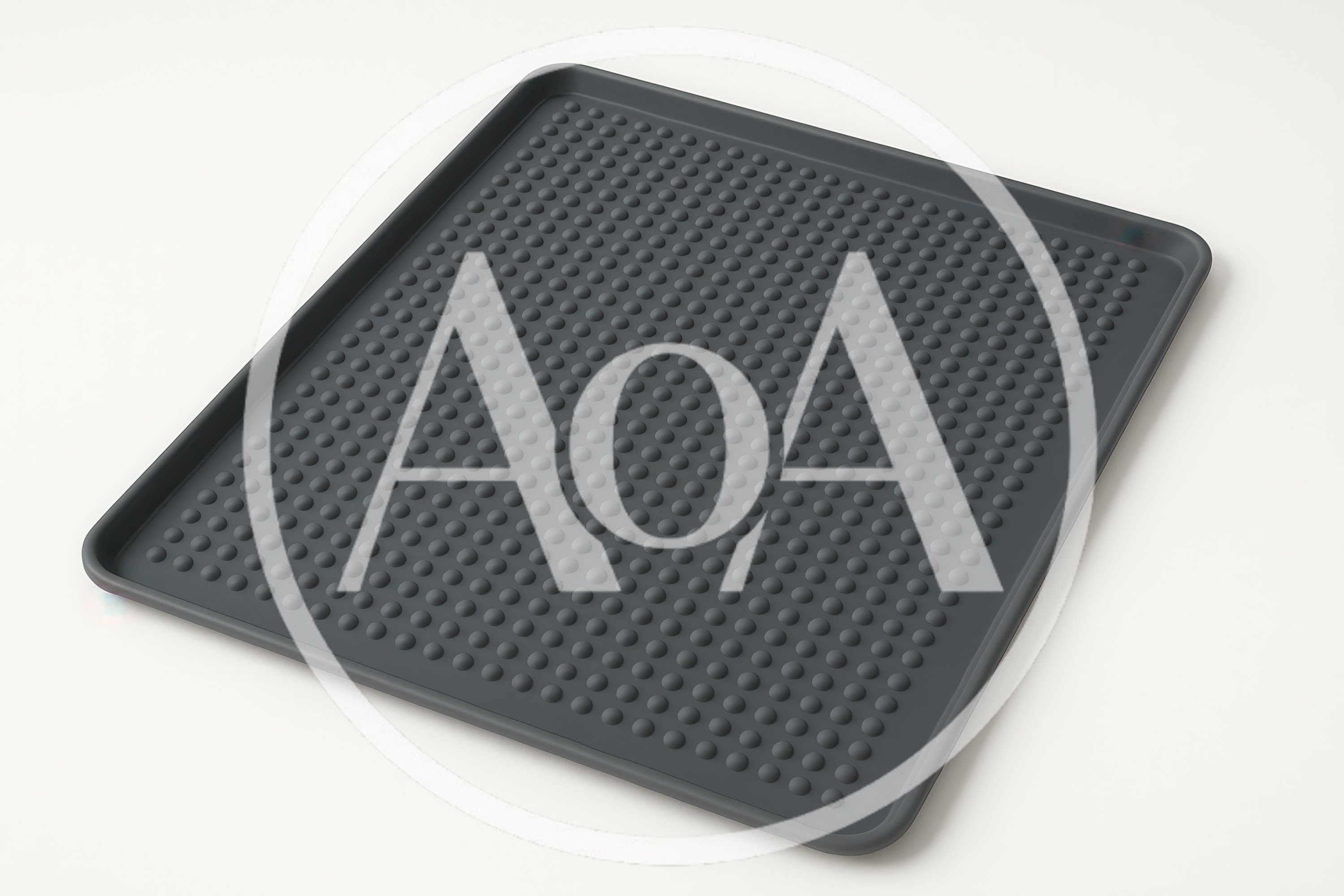 Dark Grey Silicone Dish Drying Mat