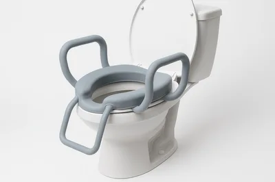Toilet Seat Riser With Safety Handles
