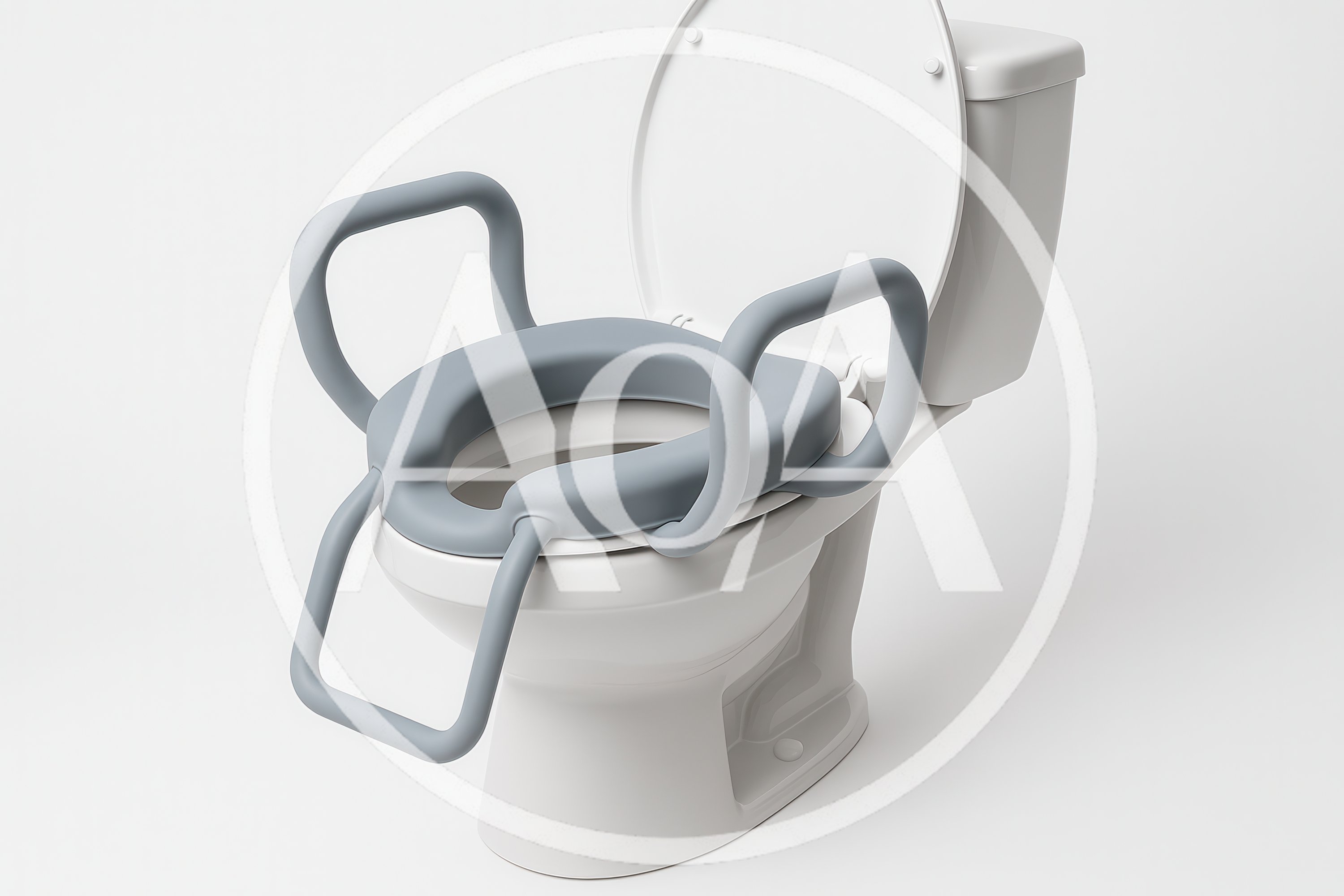 Toilet Seat Riser With Safety Handles