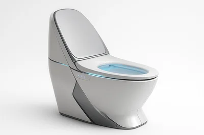Modern Futuristic Smart Toilet Design