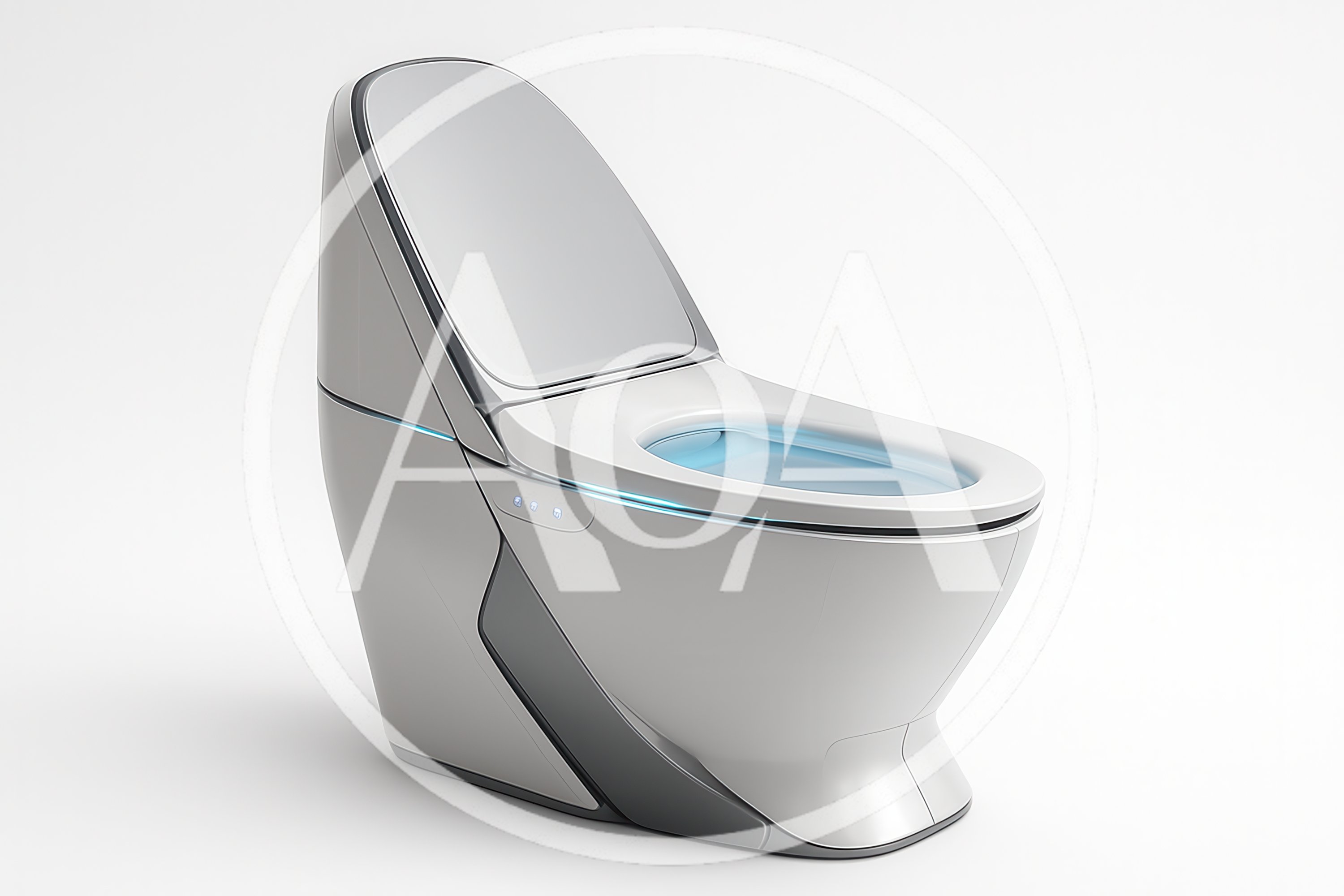 Modern Futuristic Smart Toilet Design