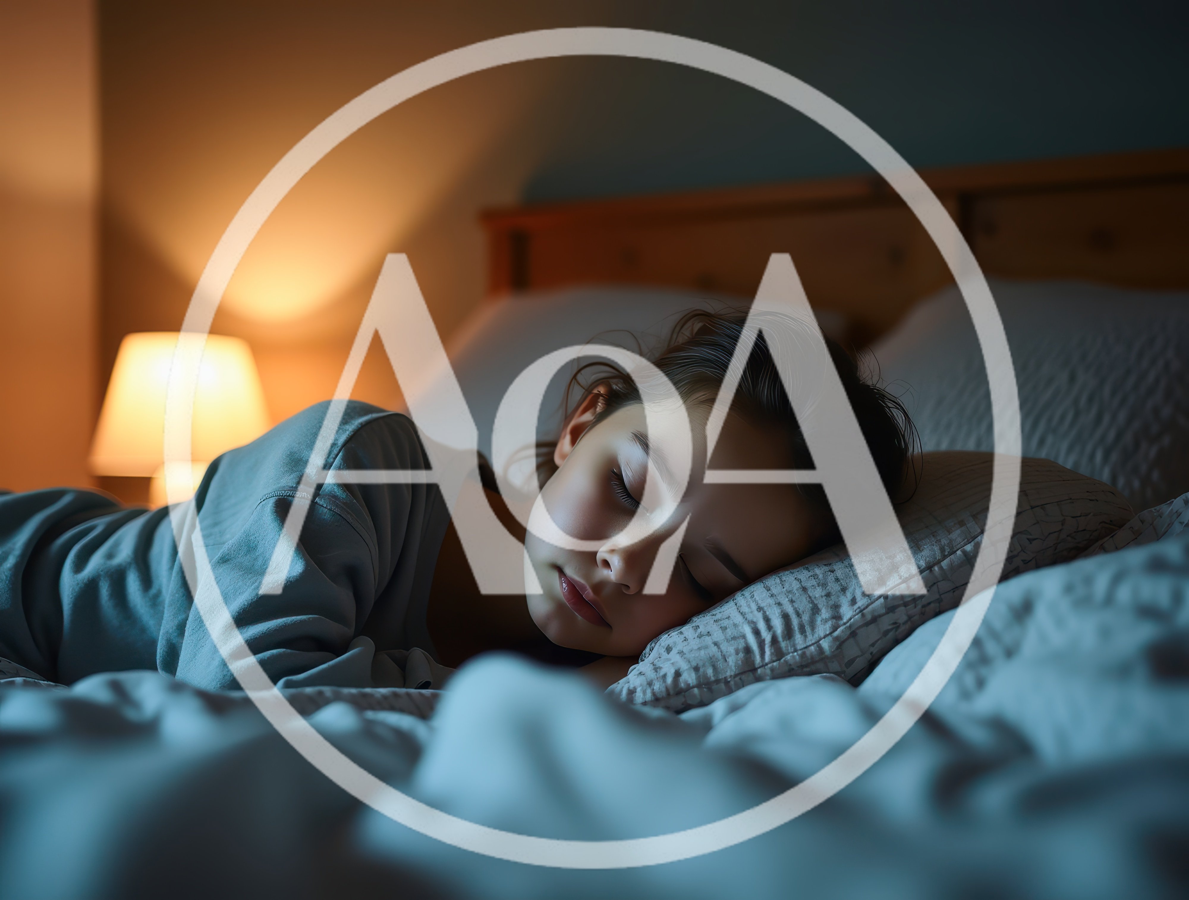 Young Girl Sleeping Peacefully In Bed At Night