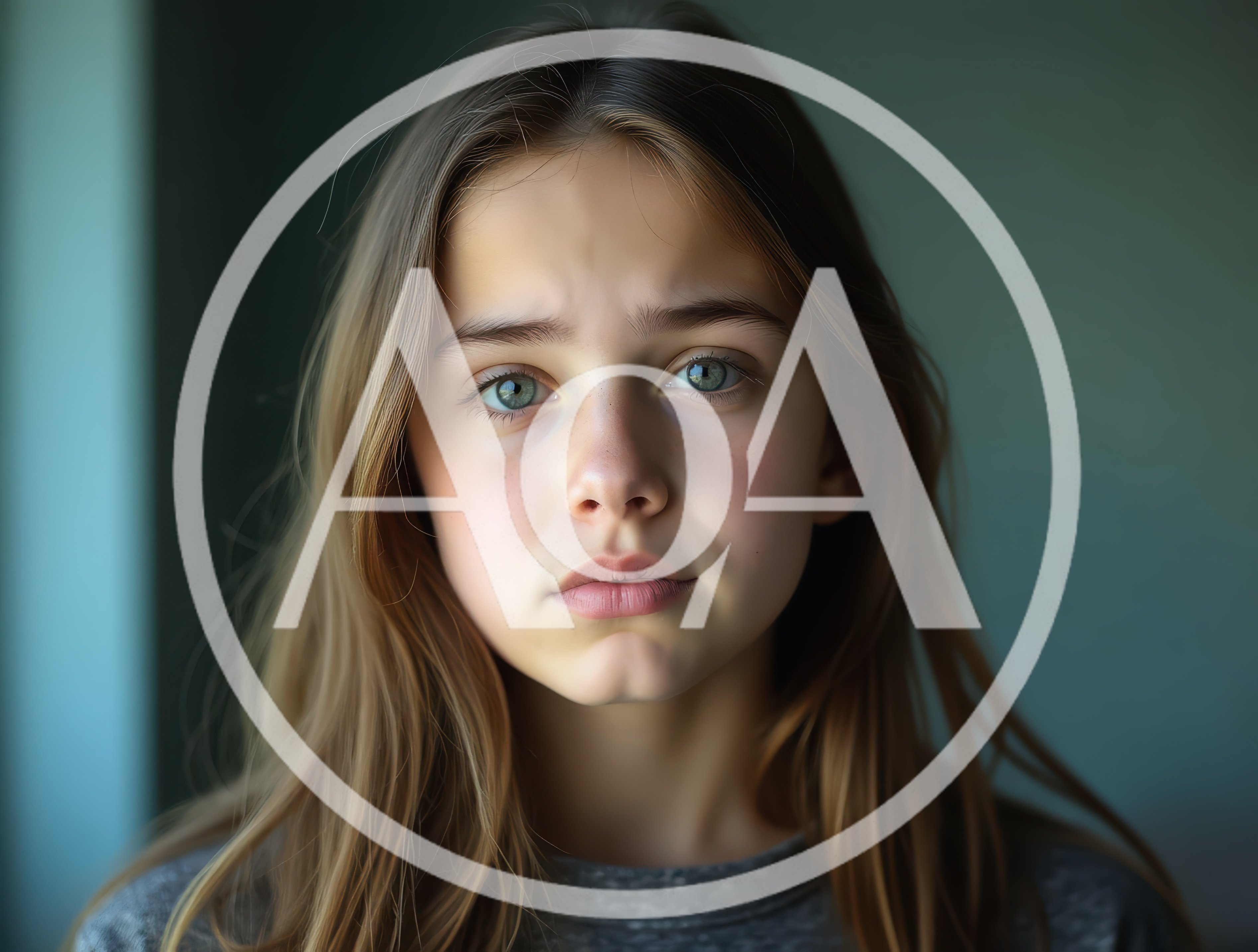 Portrait Of A Young Girl With Expressive Eyes