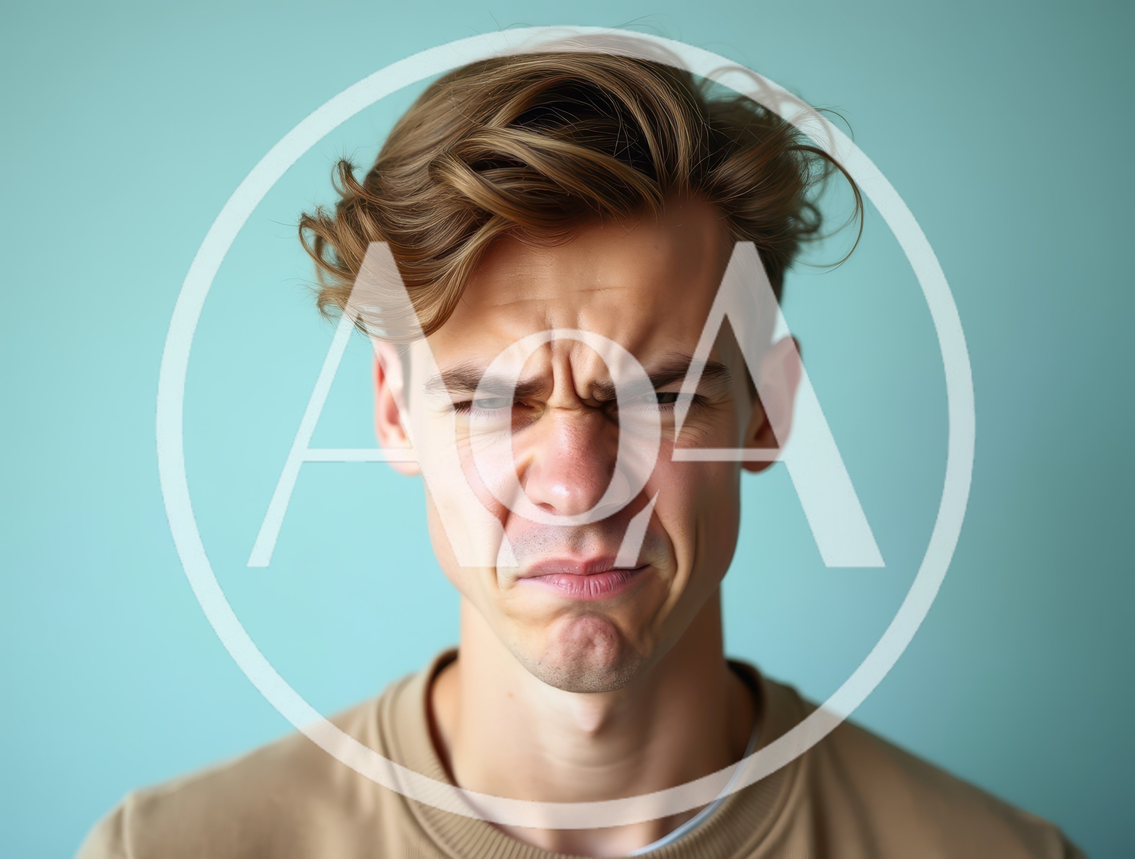 Young Man Making A Disgusted Facial Expression