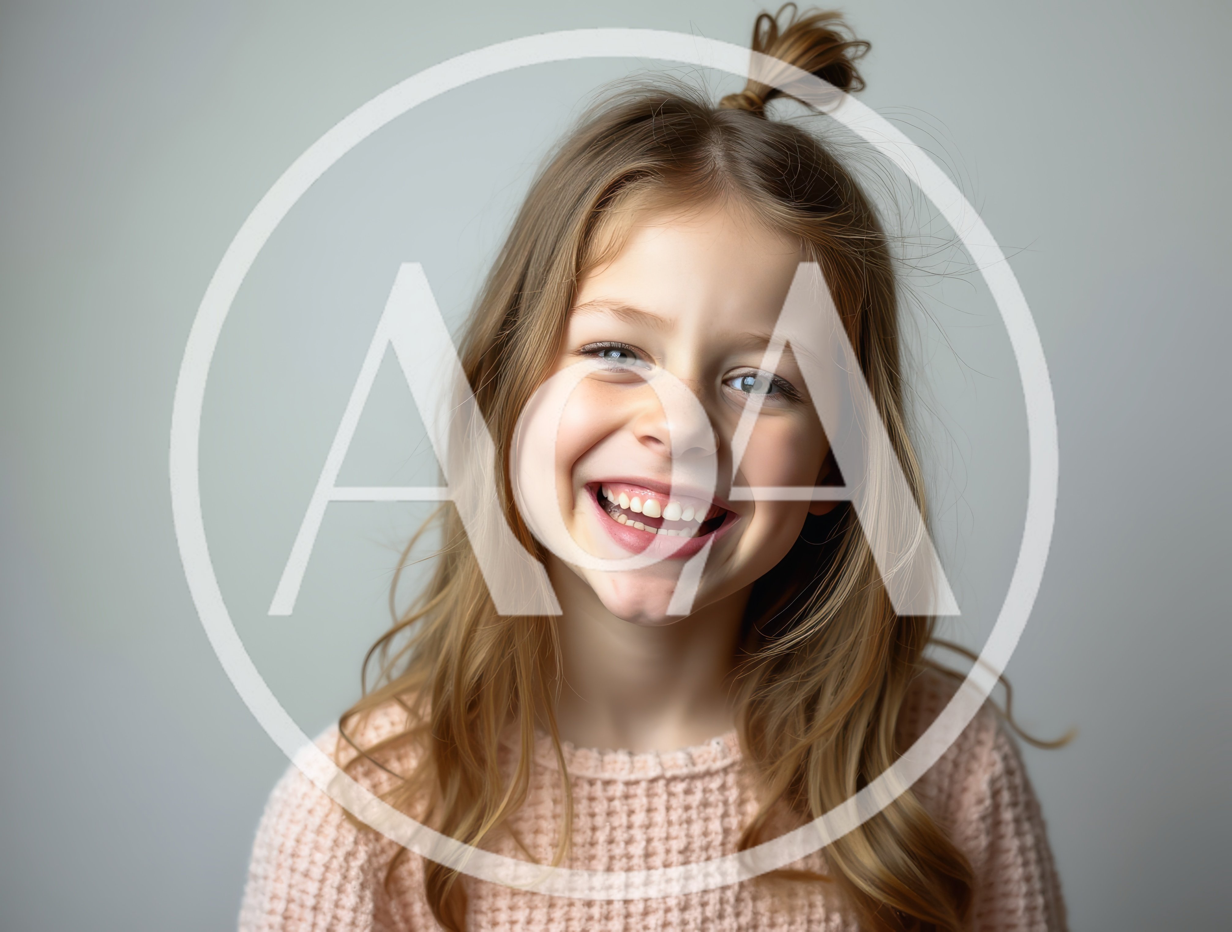 Portrait Of A Happy Young Girl Smiling