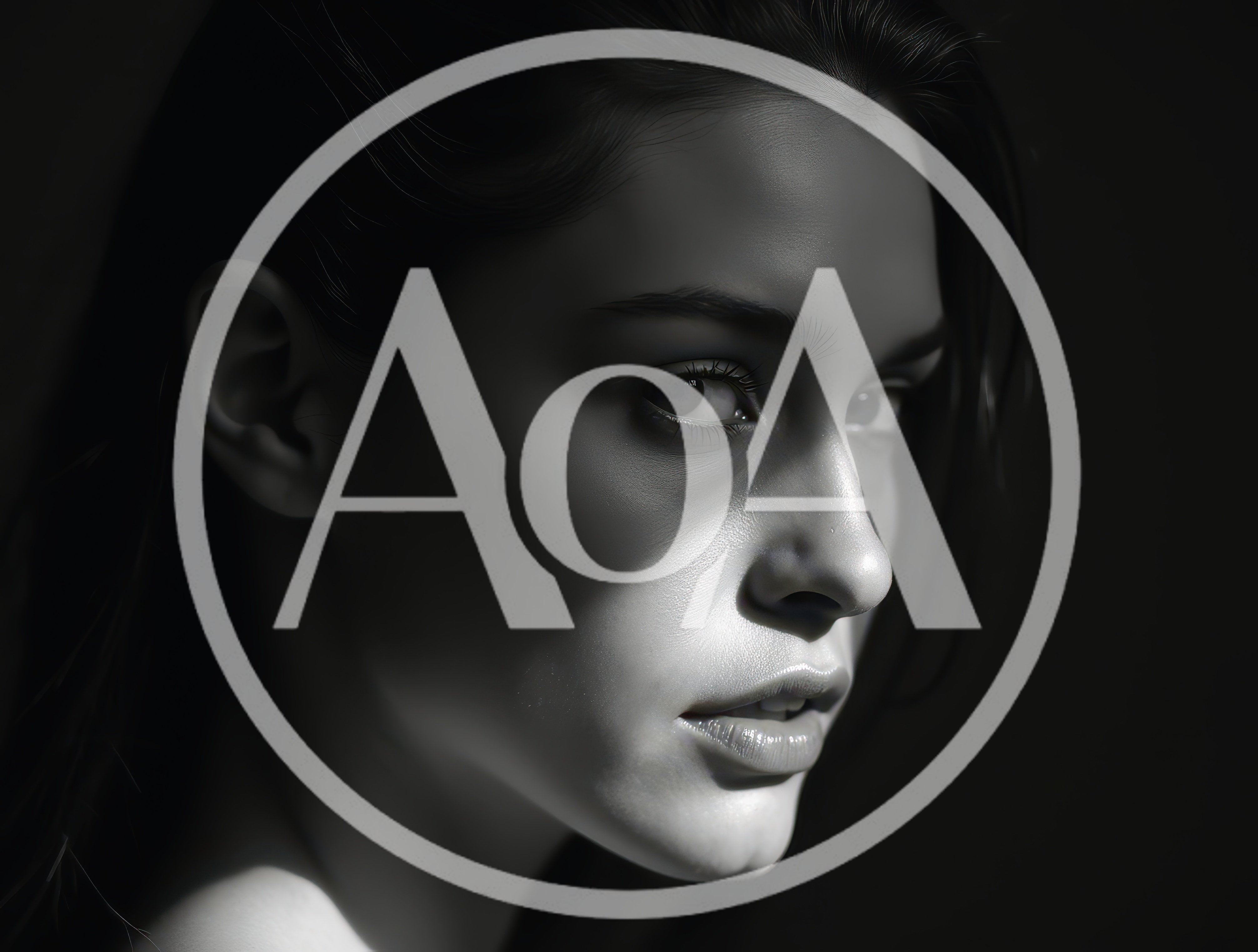 Portrait Of A Young Woman In Dramatic Lighting