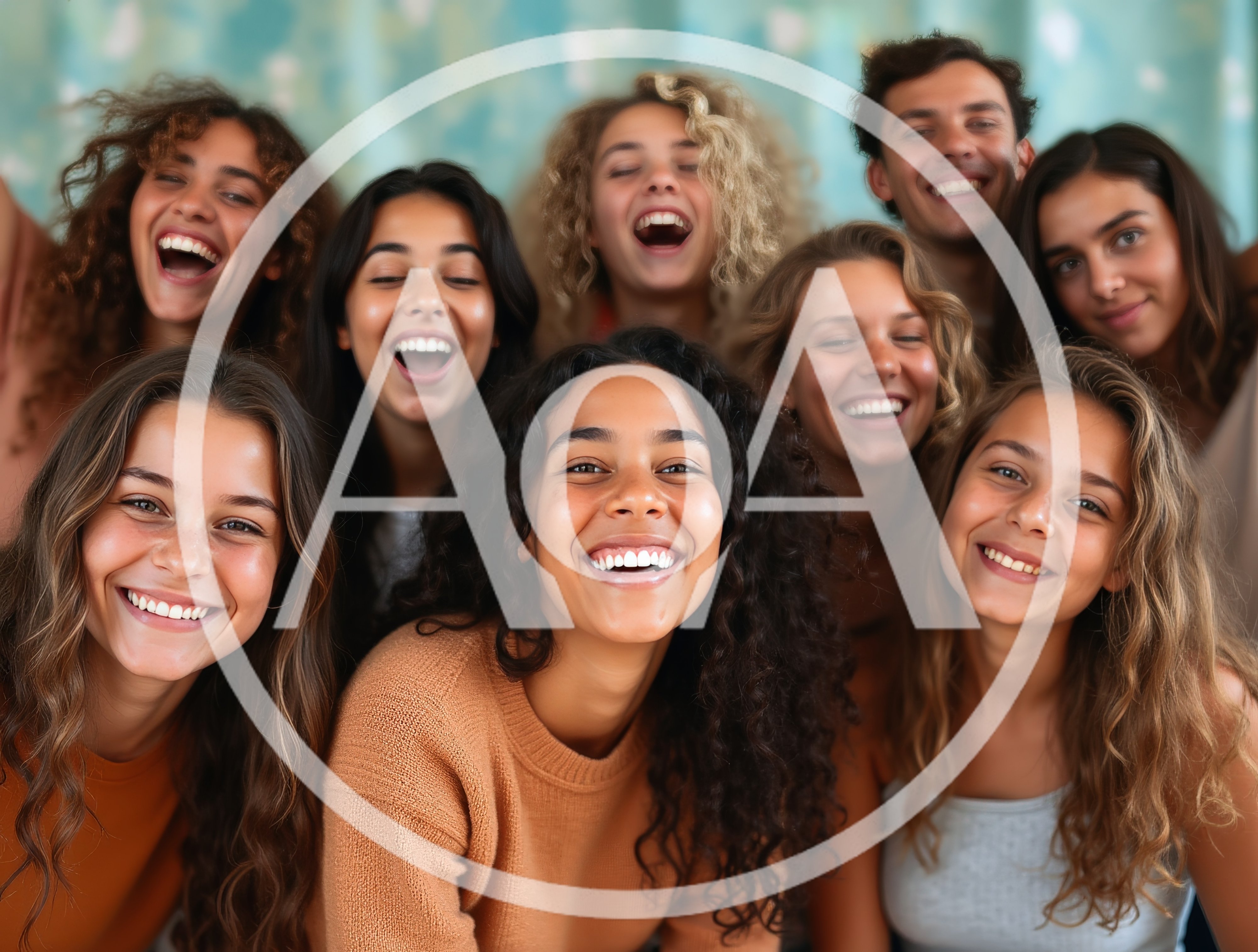 Group Of Diverse Friends Laughing Together