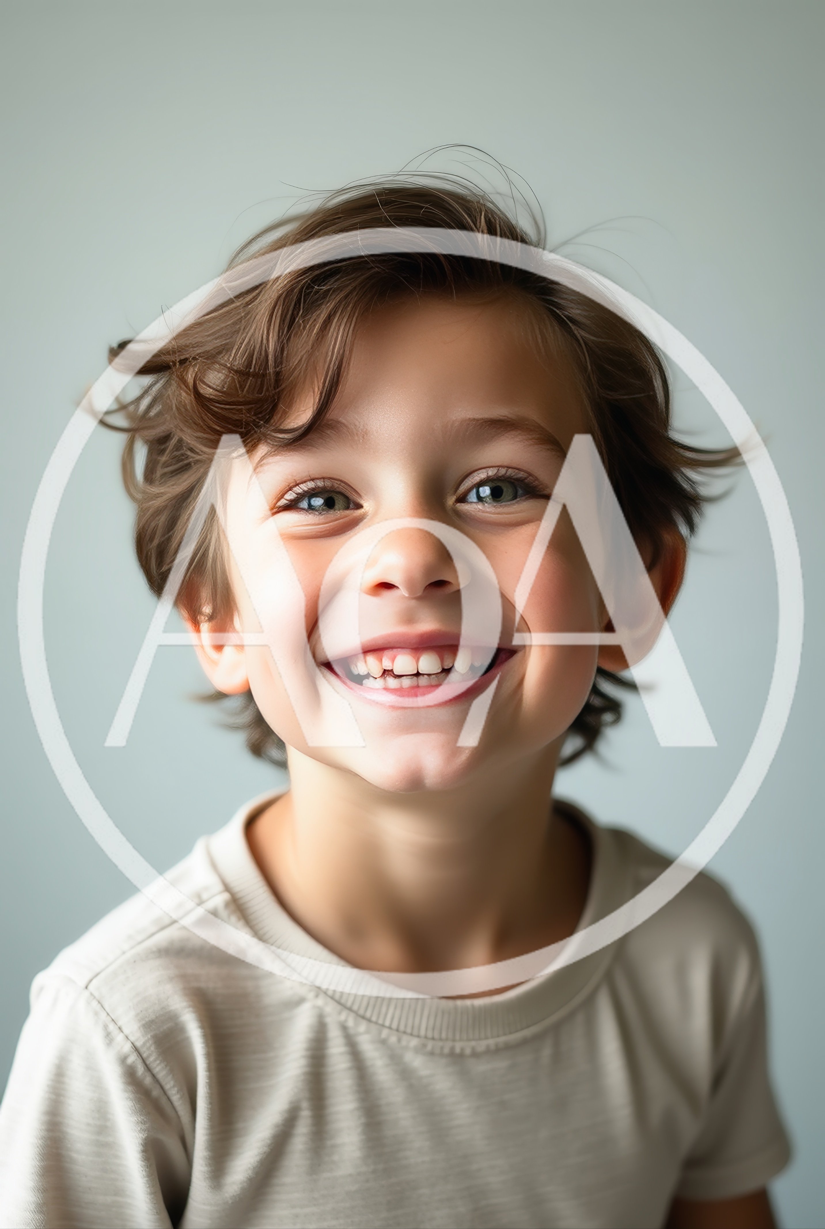 Portrait Of A Happy Young Boy Smiling