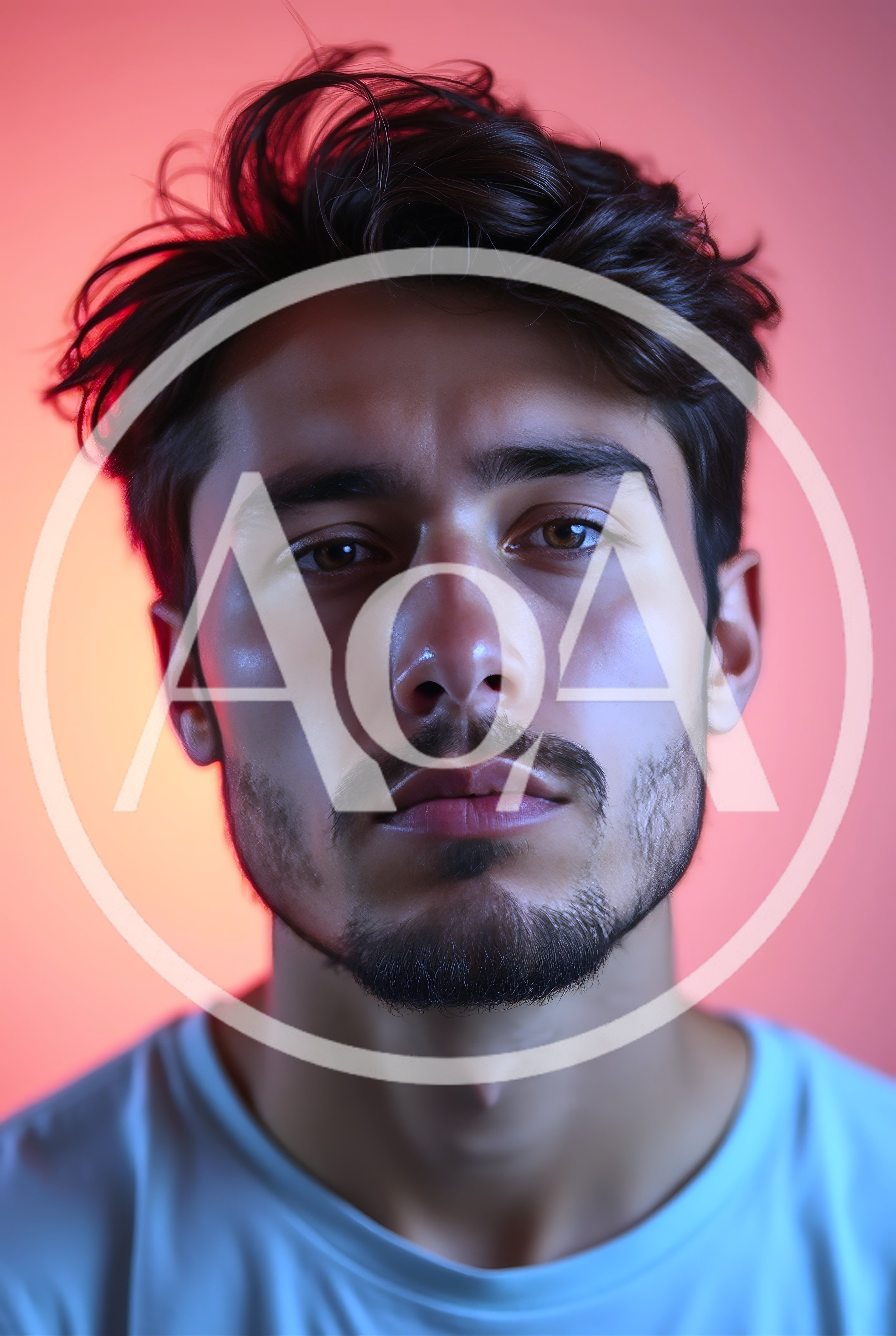 Portrait Of A Young Man With Stubble