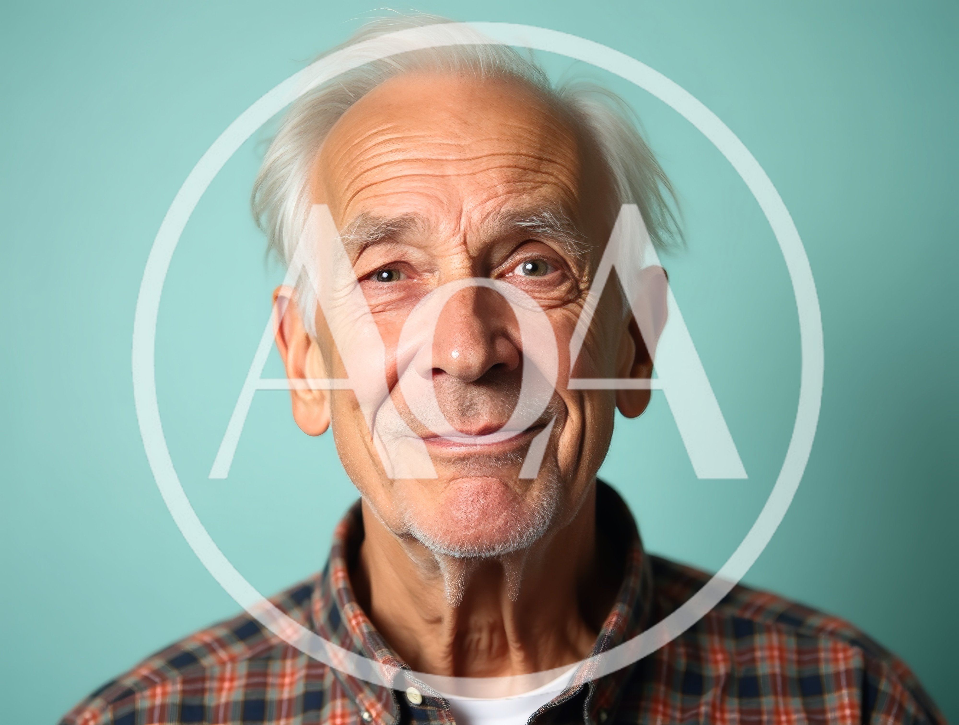 Portrait Of A Smiling Elderly Man