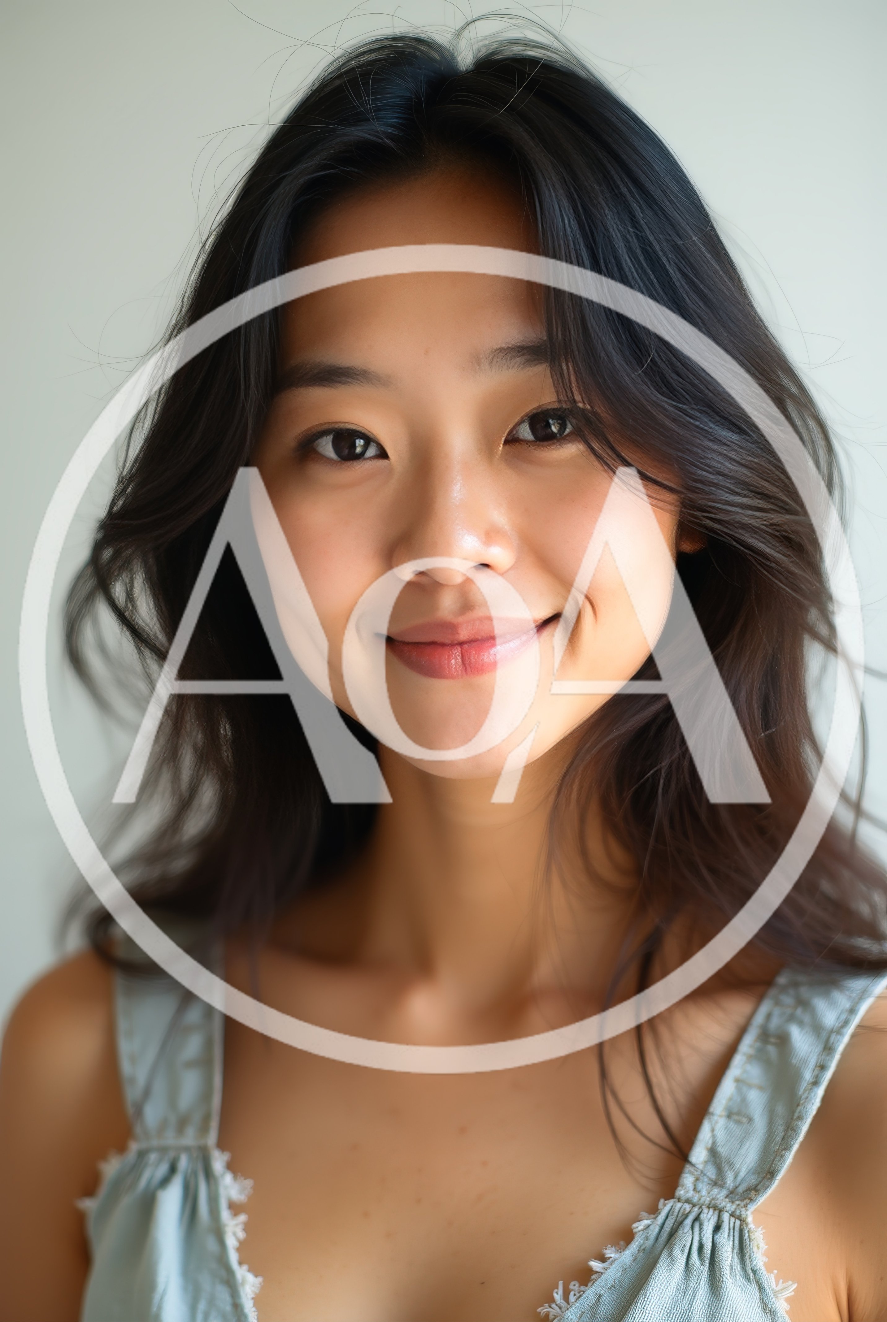 Portrait Of A Smiling Young Asian Woman