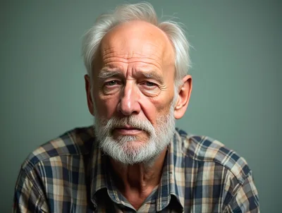 Portrait Of An Elderly Man With A White Beard