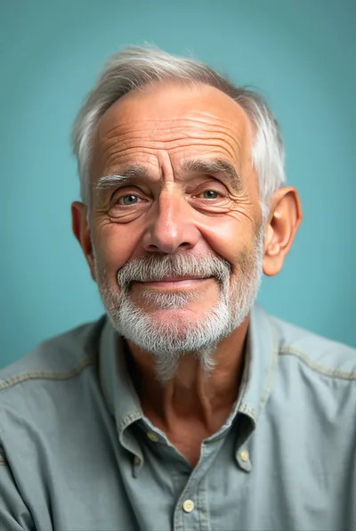 Portrait Of A Smiling Elderly Man