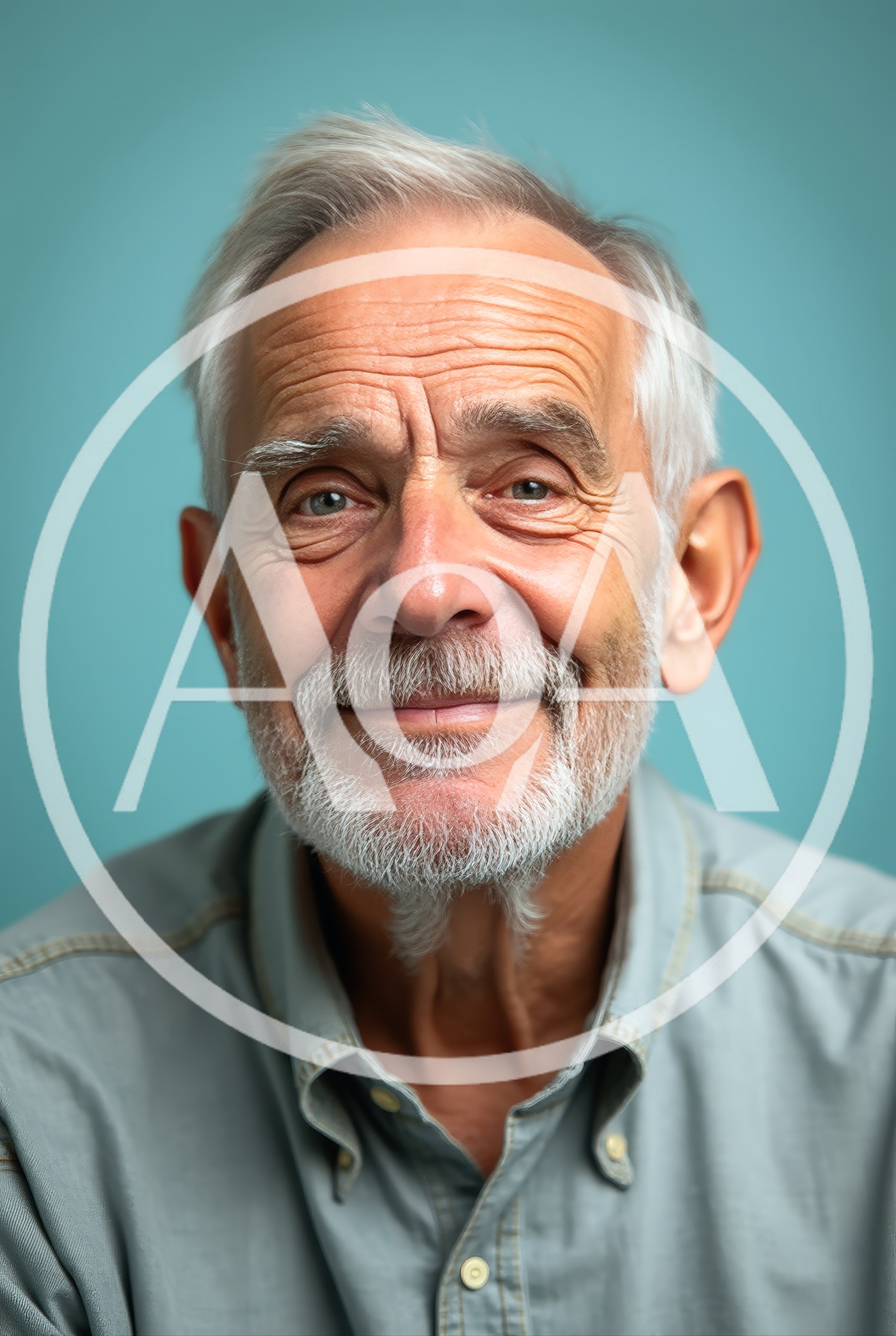 Portrait Of A Smiling Elderly Man