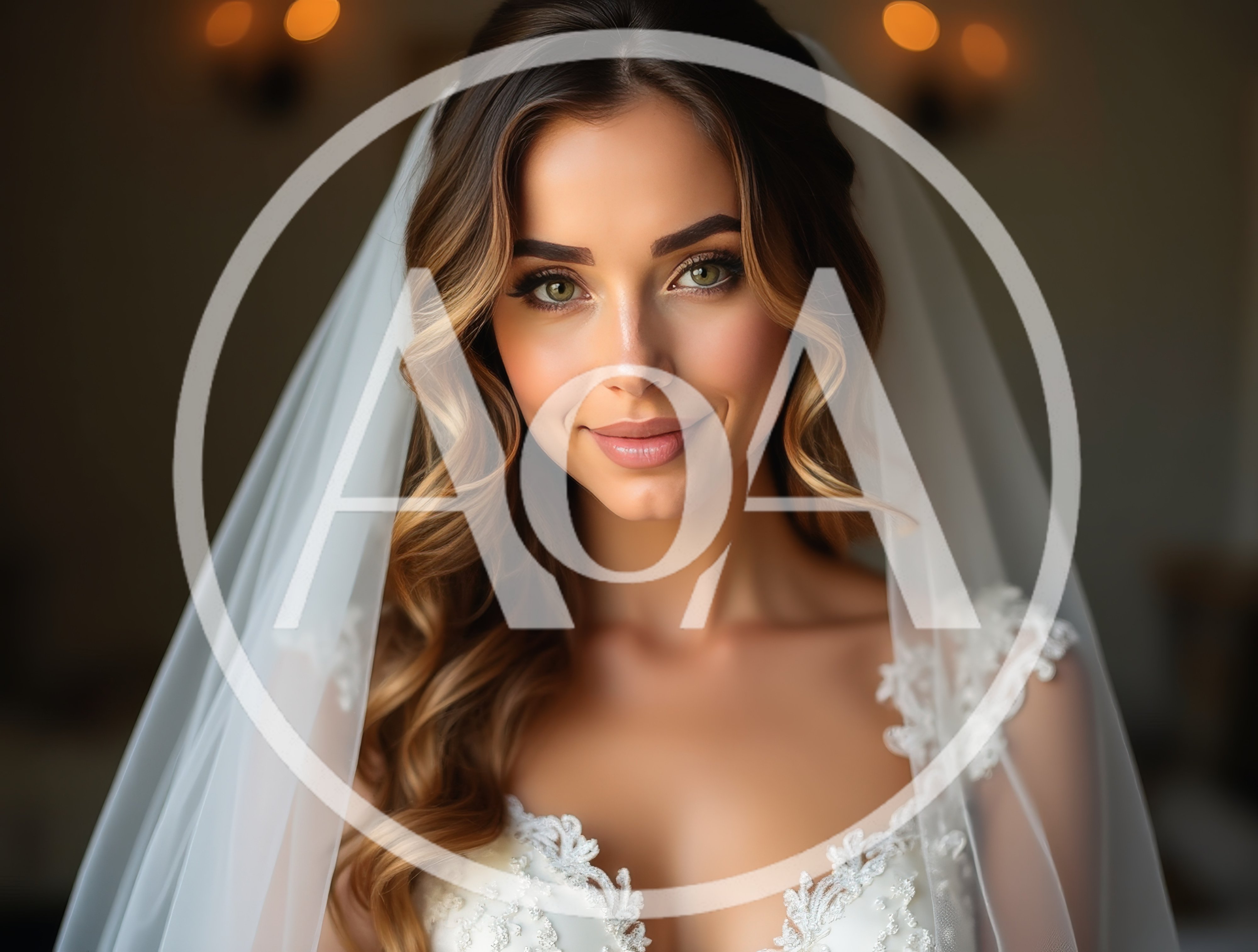 Portrait Of A Beautiful Bride In A Wedding Veil