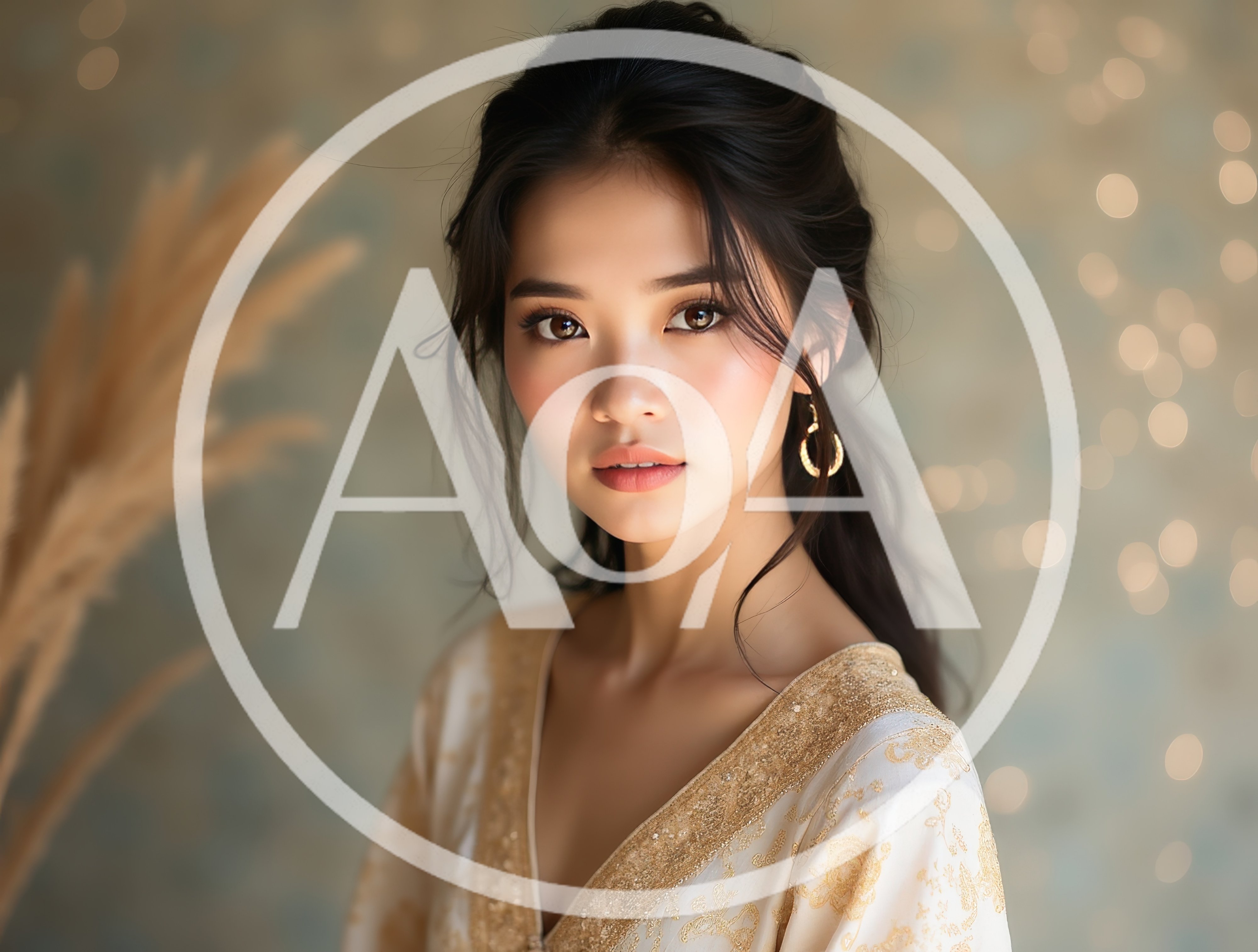 Portrait Of A Beautiful Young Asian Woman