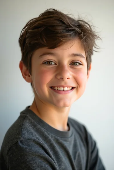 Portrait Of A Smiling Young Boy