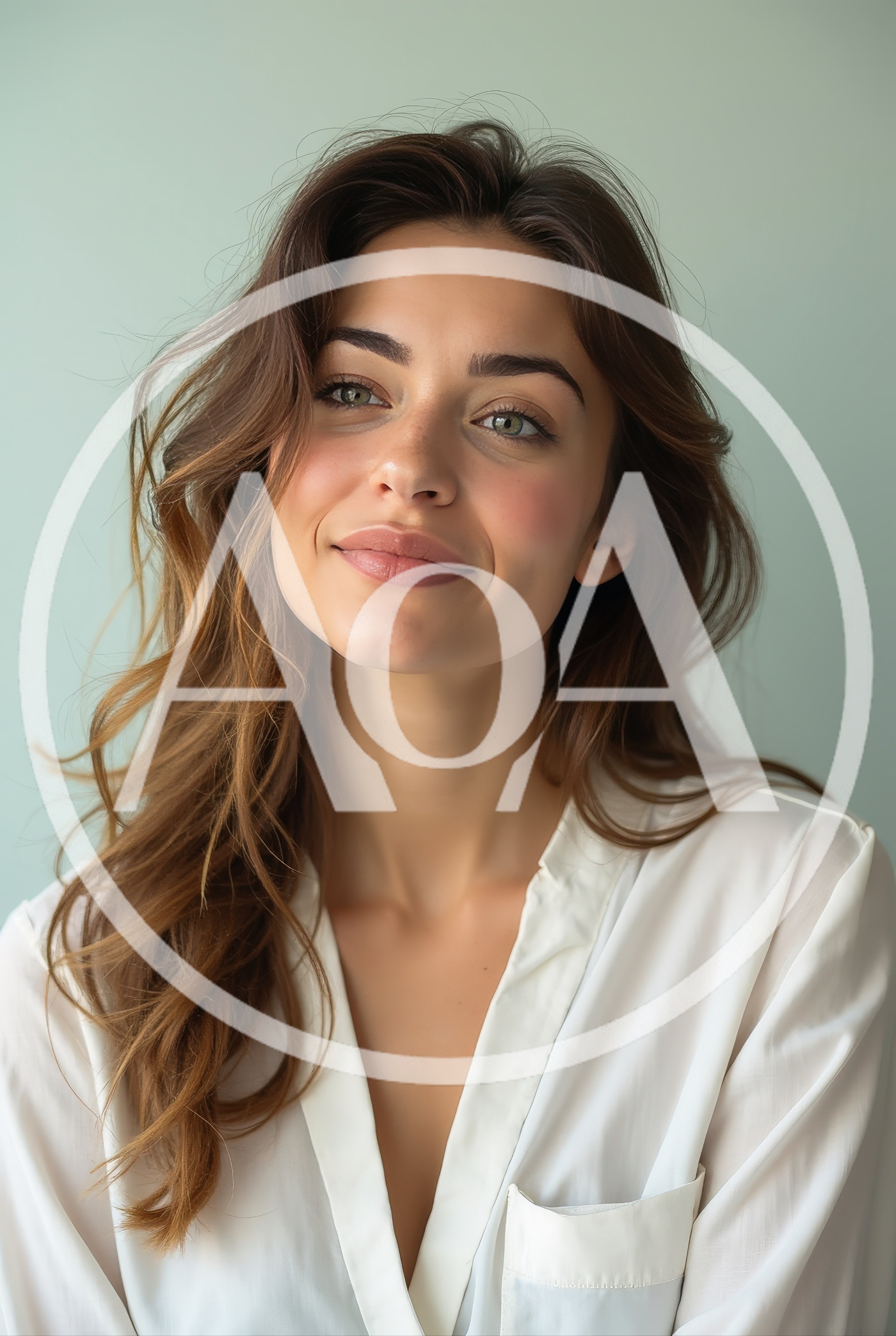Portrait Of A Beautiful Young Woman Smiling
