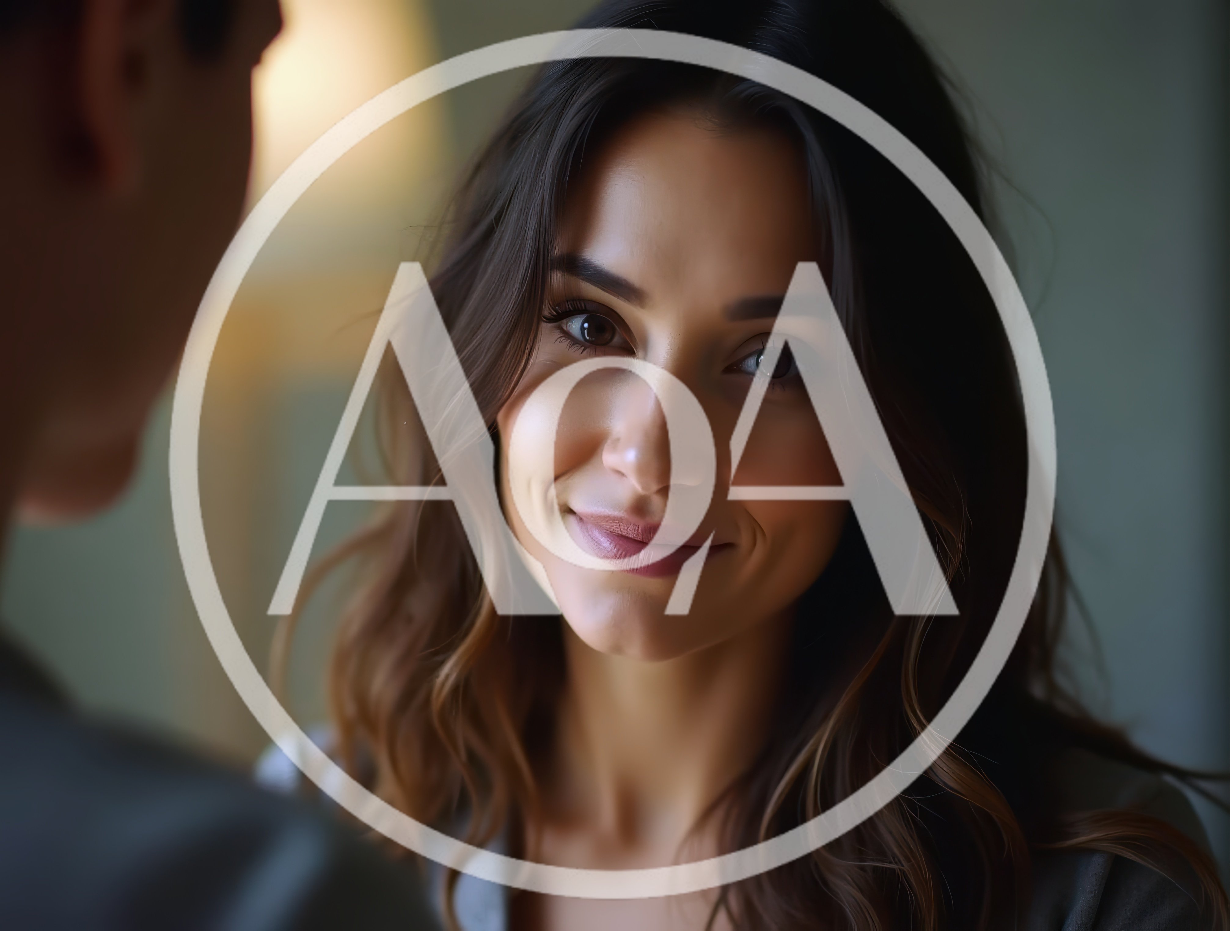Close Up Portrait Of A Smiling Woman