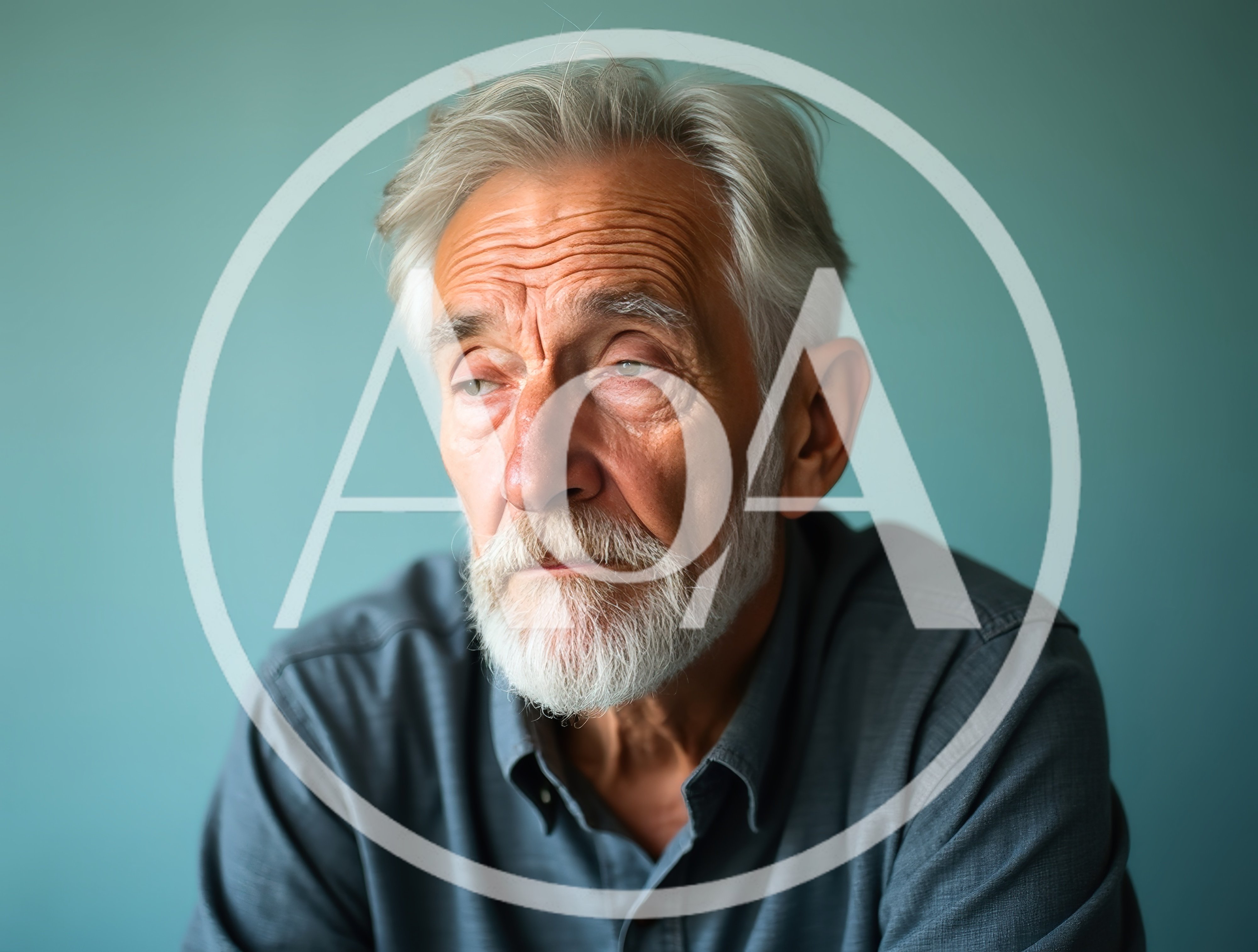 Portrait Of A Thoughtful Senior Man