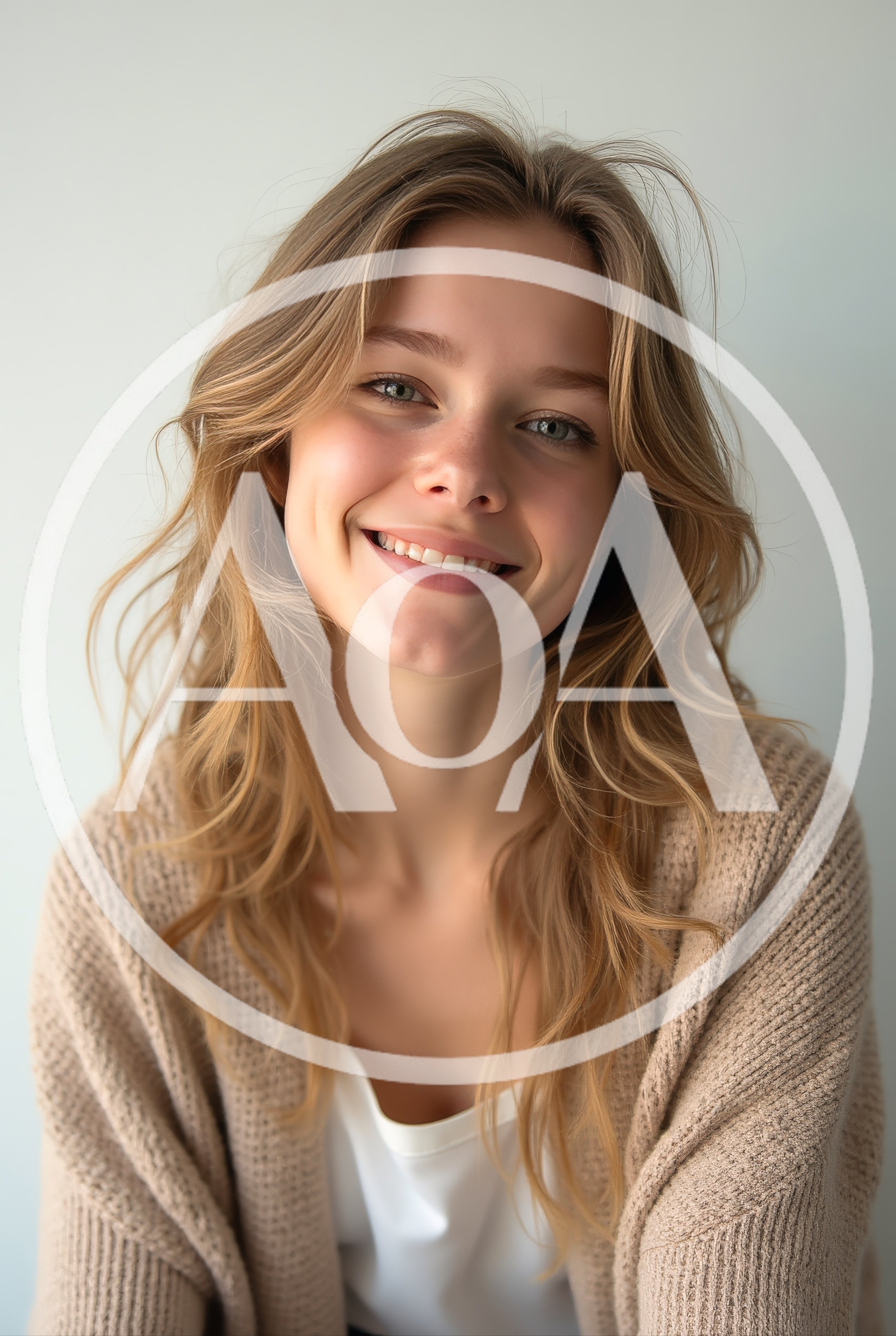 Portrait Of A Smiling Young Woman
