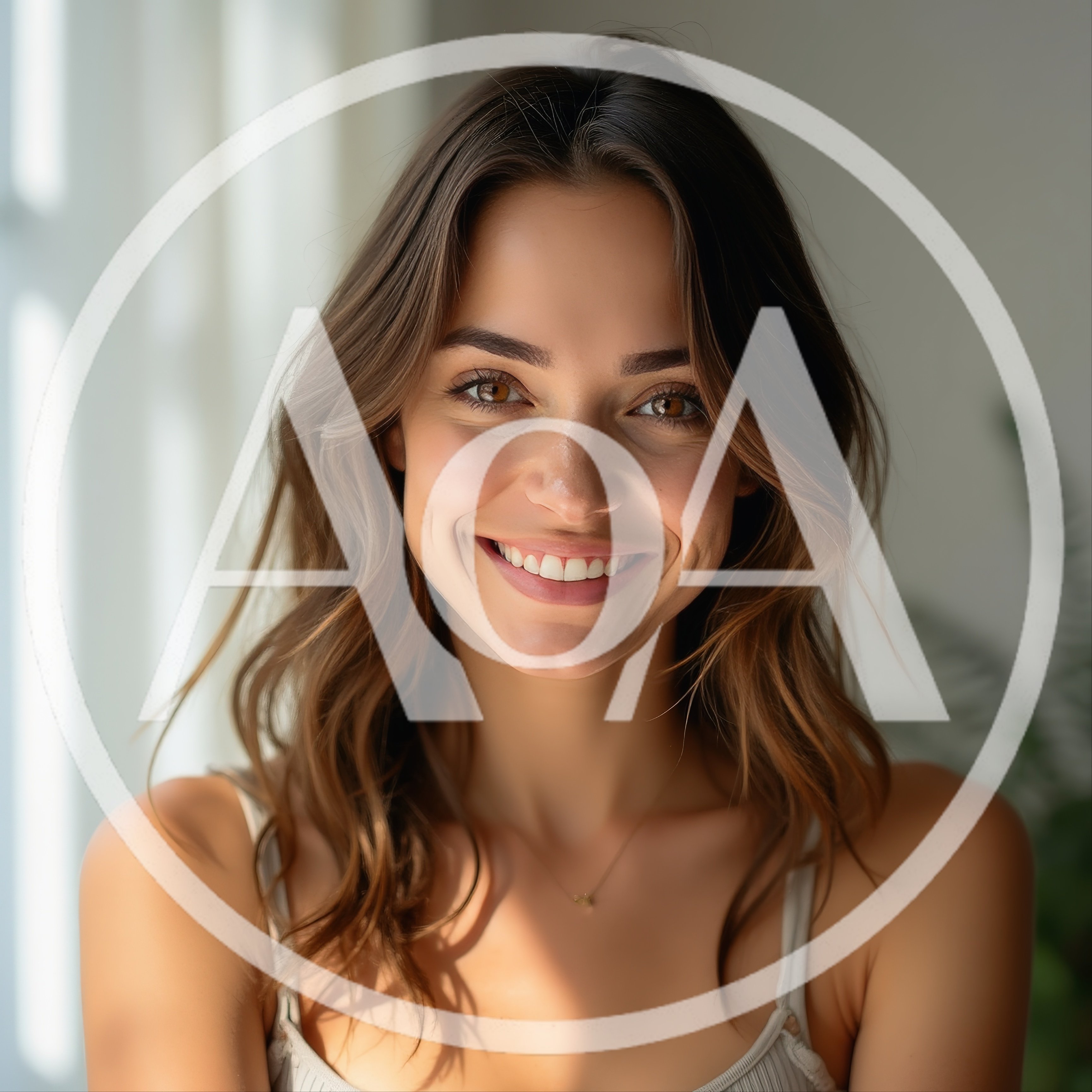 Portrait Of A Smiling Young Woman