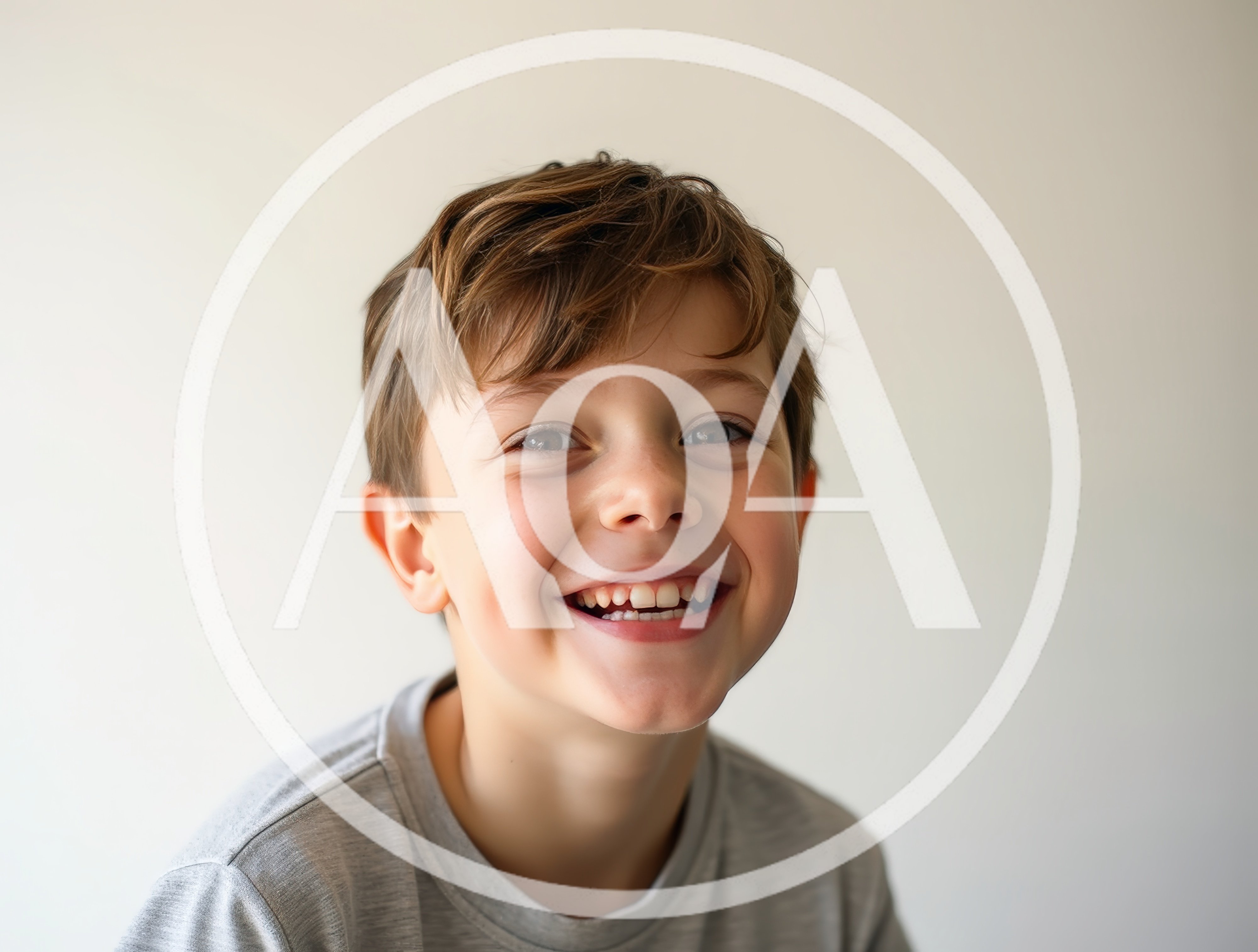 Portrait Of A Happy Young Boy Smiling