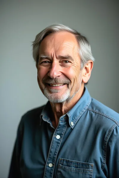 Portrait Of A Smiling Senior Man