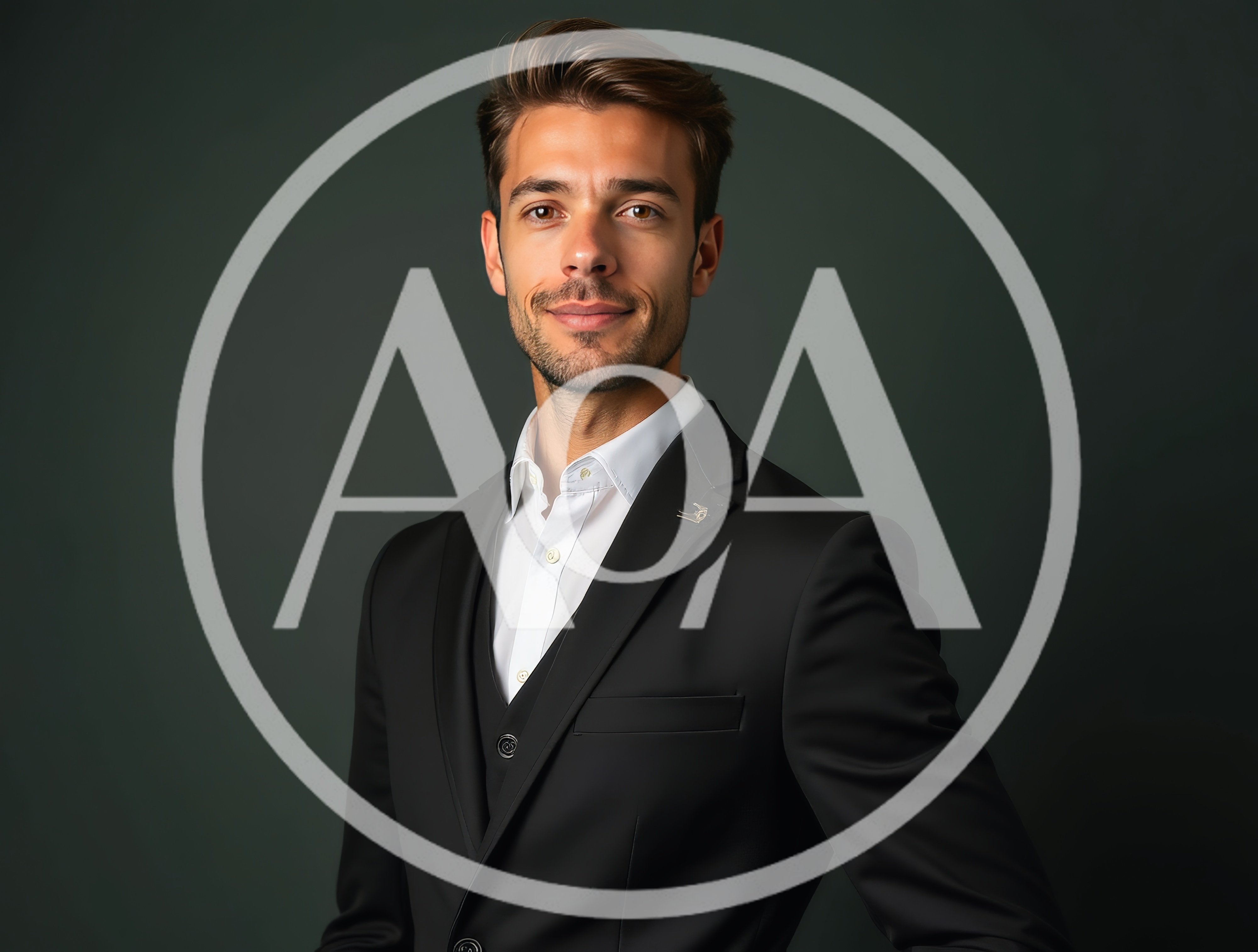 Professional Businessman In A Black Suit