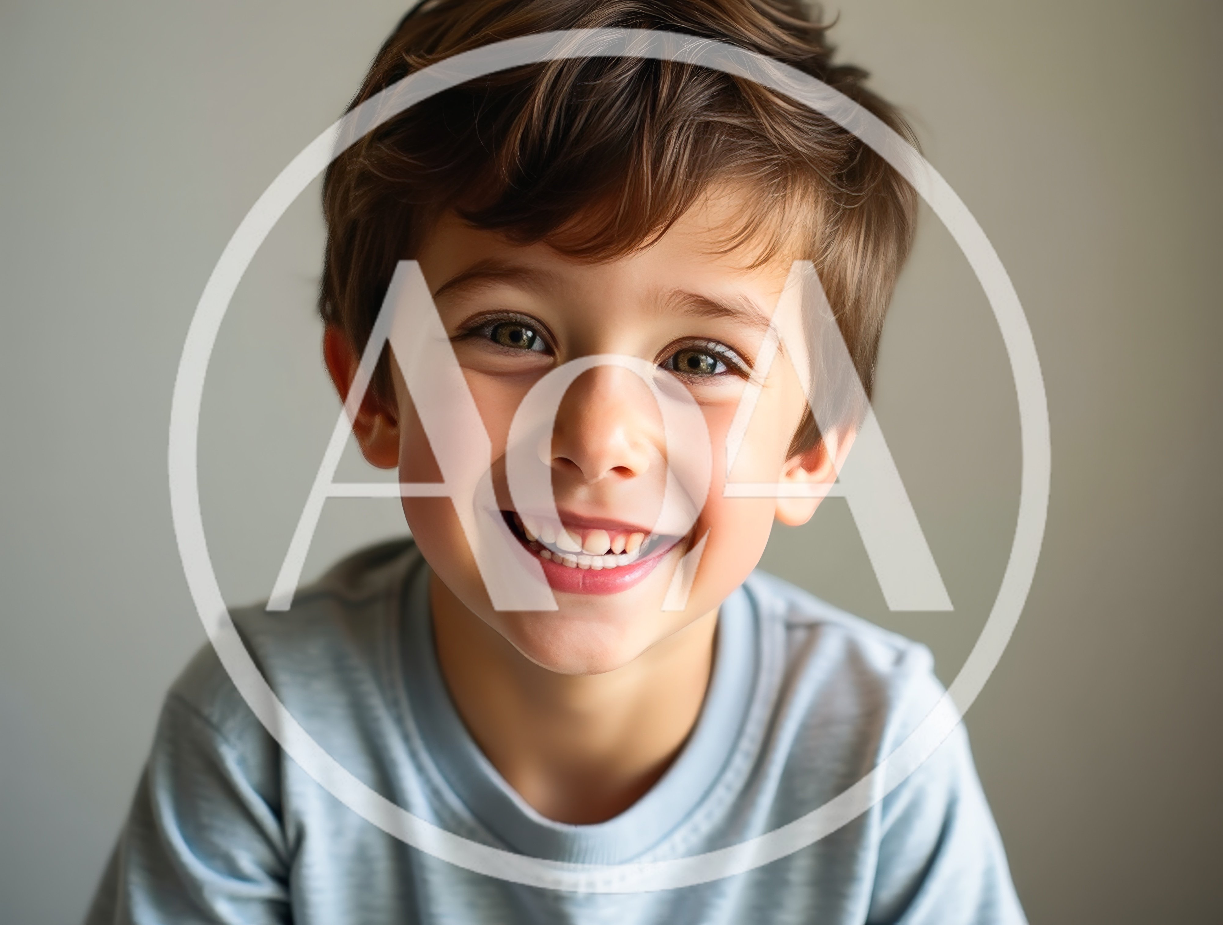 Portrait Of A Happy Young Boy Smiling