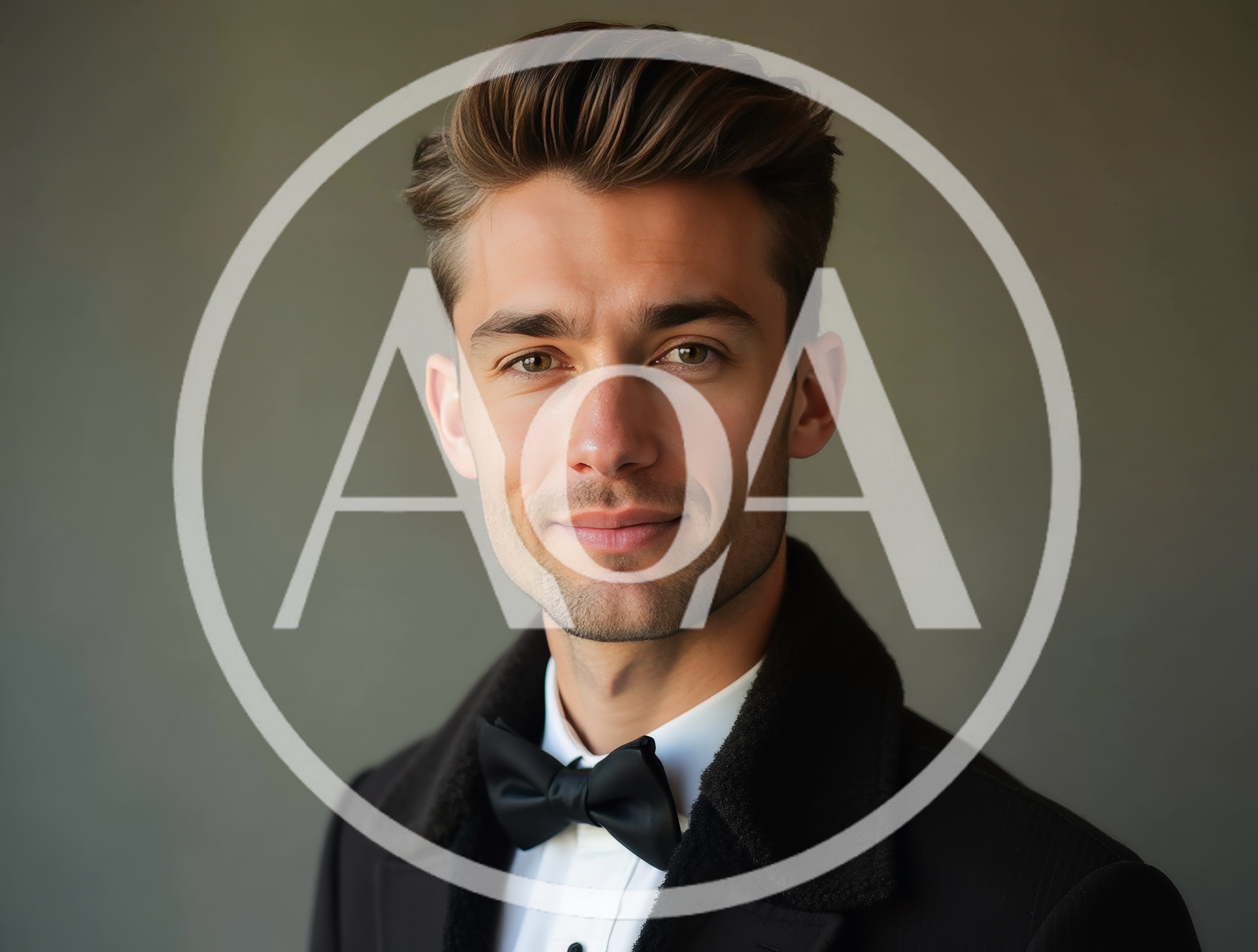 Portrait Of A Handsome Man In Formal Tuxedo