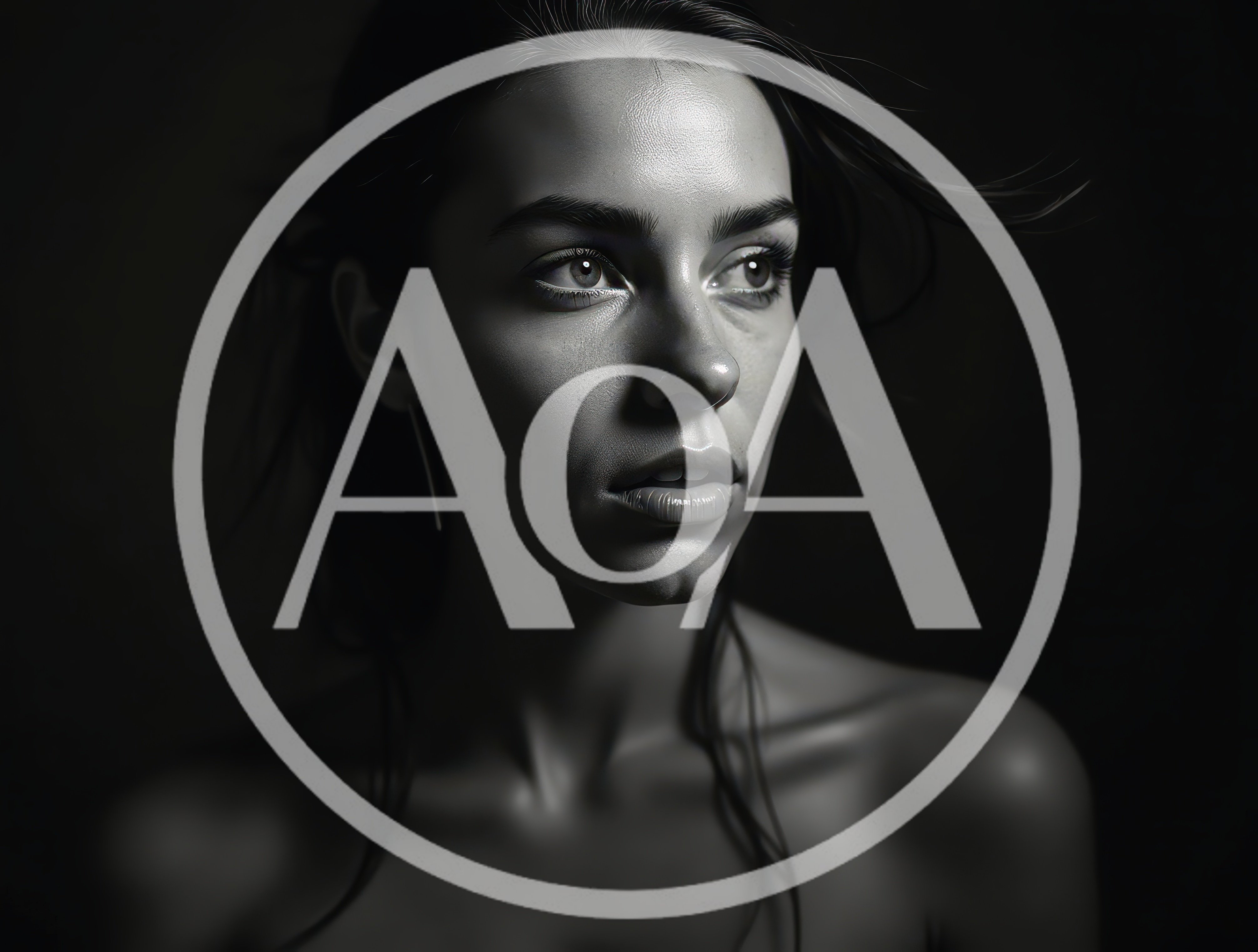 Portrait Of A Young Woman With Dramatic Lighting
