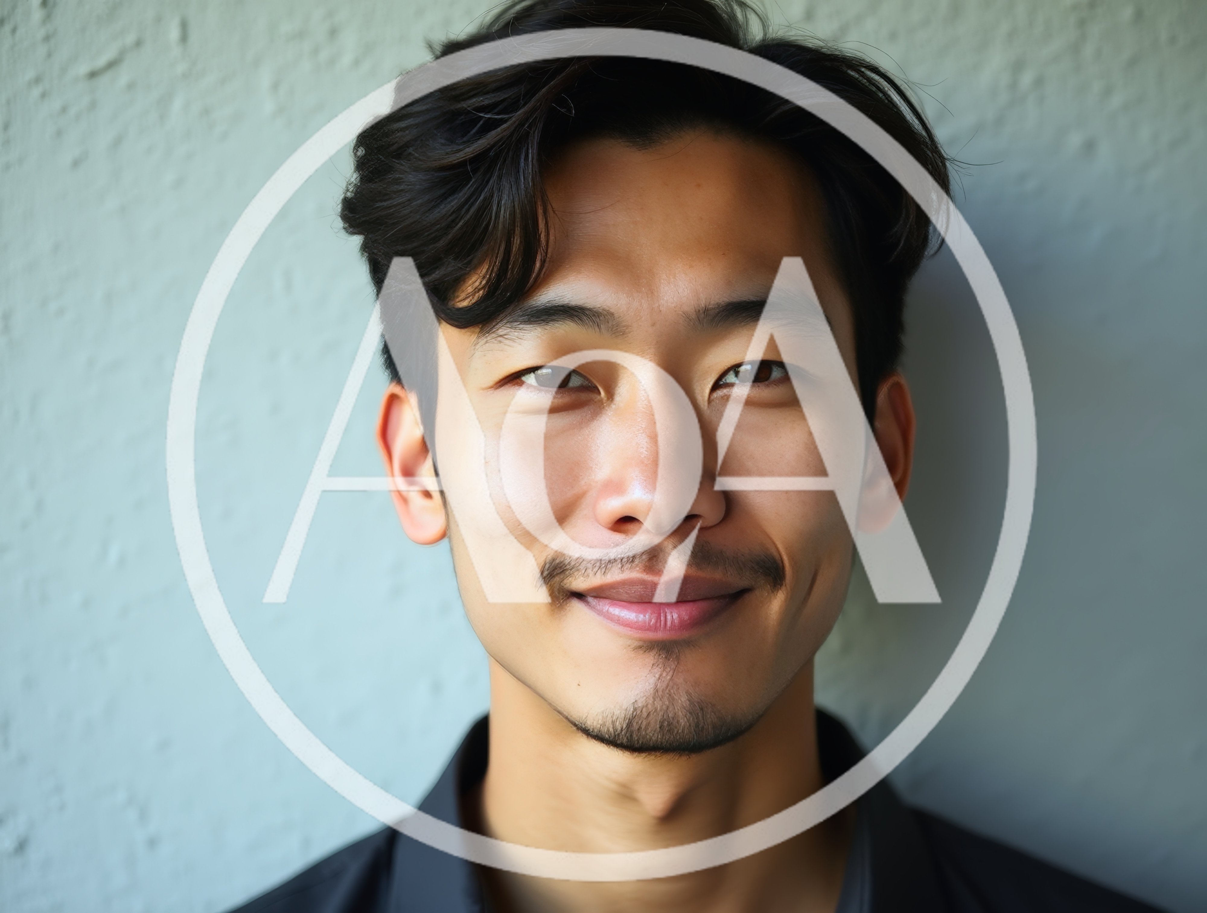Portrait Of A Smiling Young Asian Man