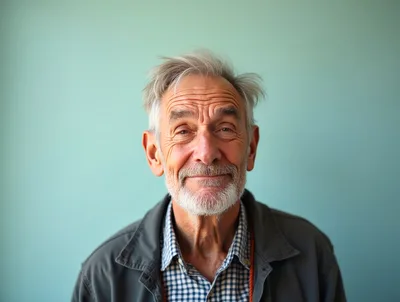 Portrait Of A Smiling Elderly Man