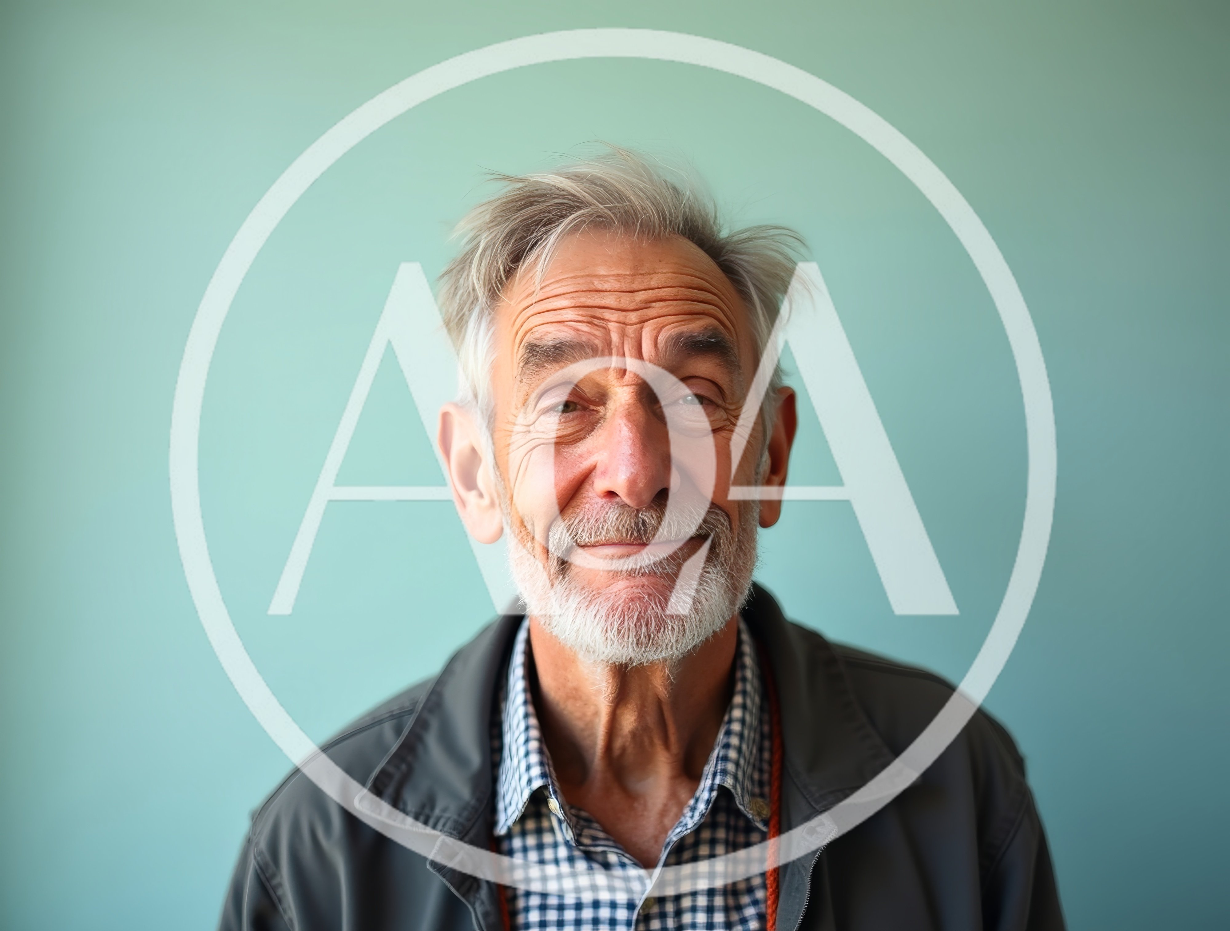Portrait Of A Smiling Elderly Man