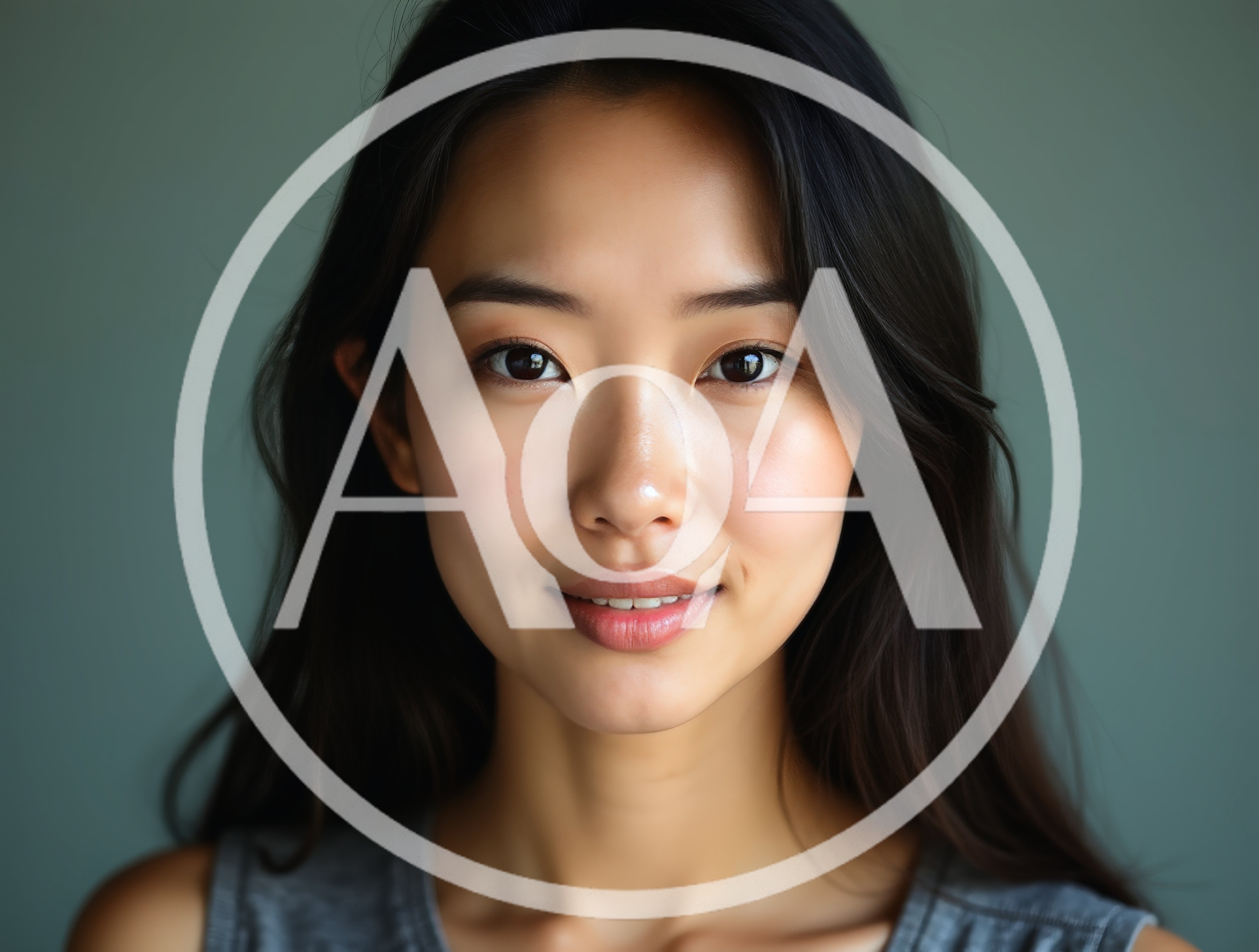 Portrait Of A Young Asian Woman Smiling