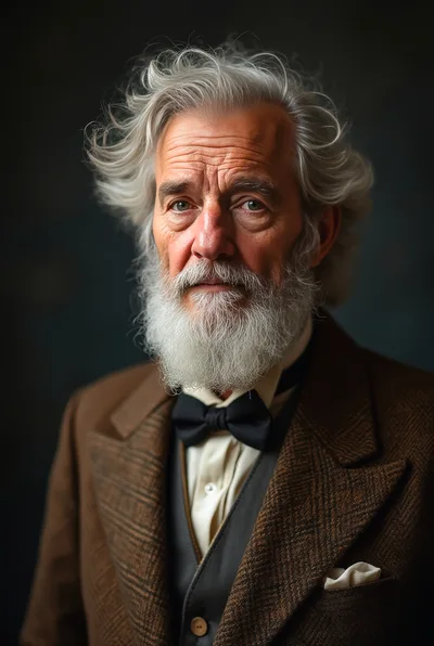 Portrait Of An Elderly Gentleman In Victorian Attire