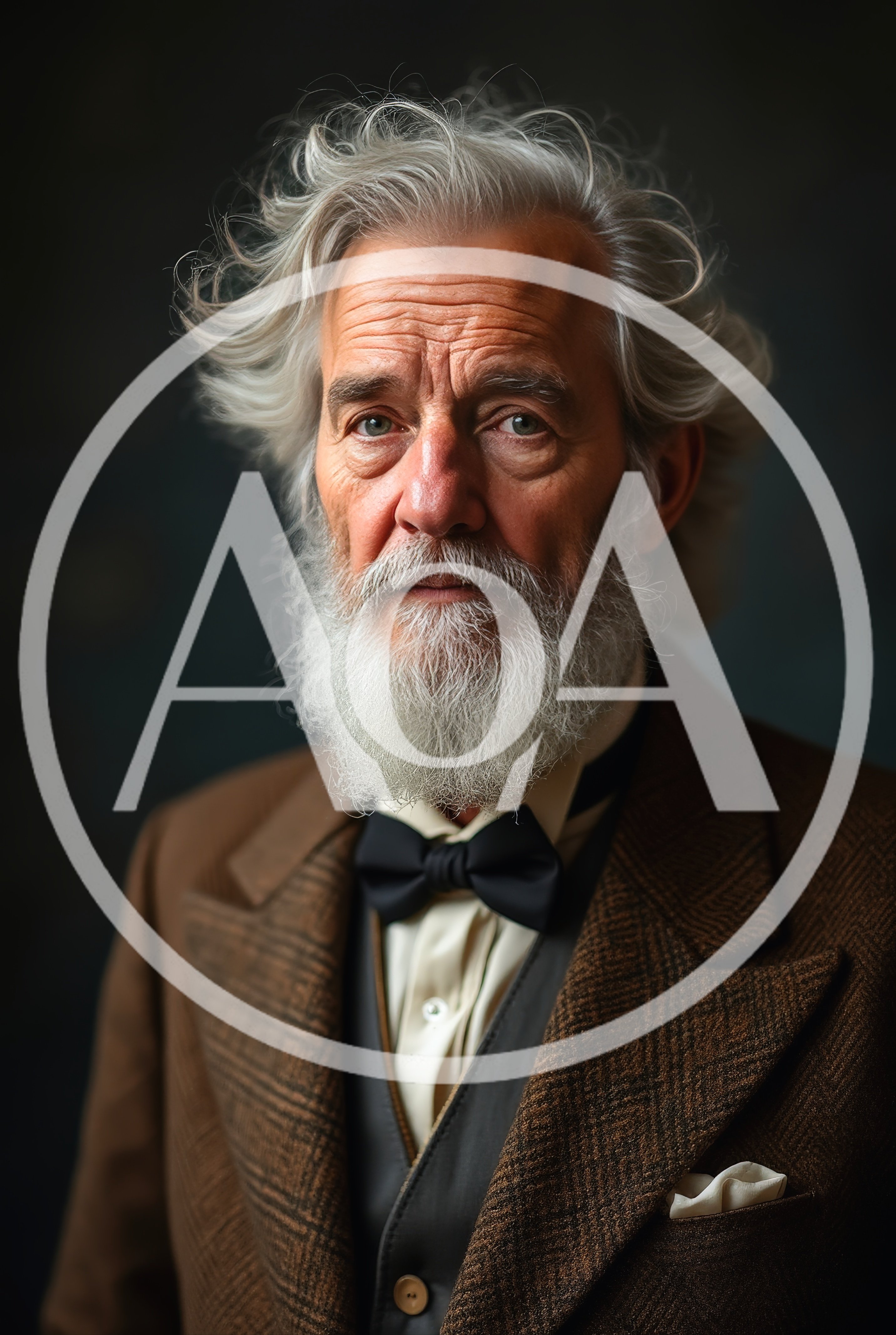Portrait Of An Elderly Gentleman In Victorian Attire