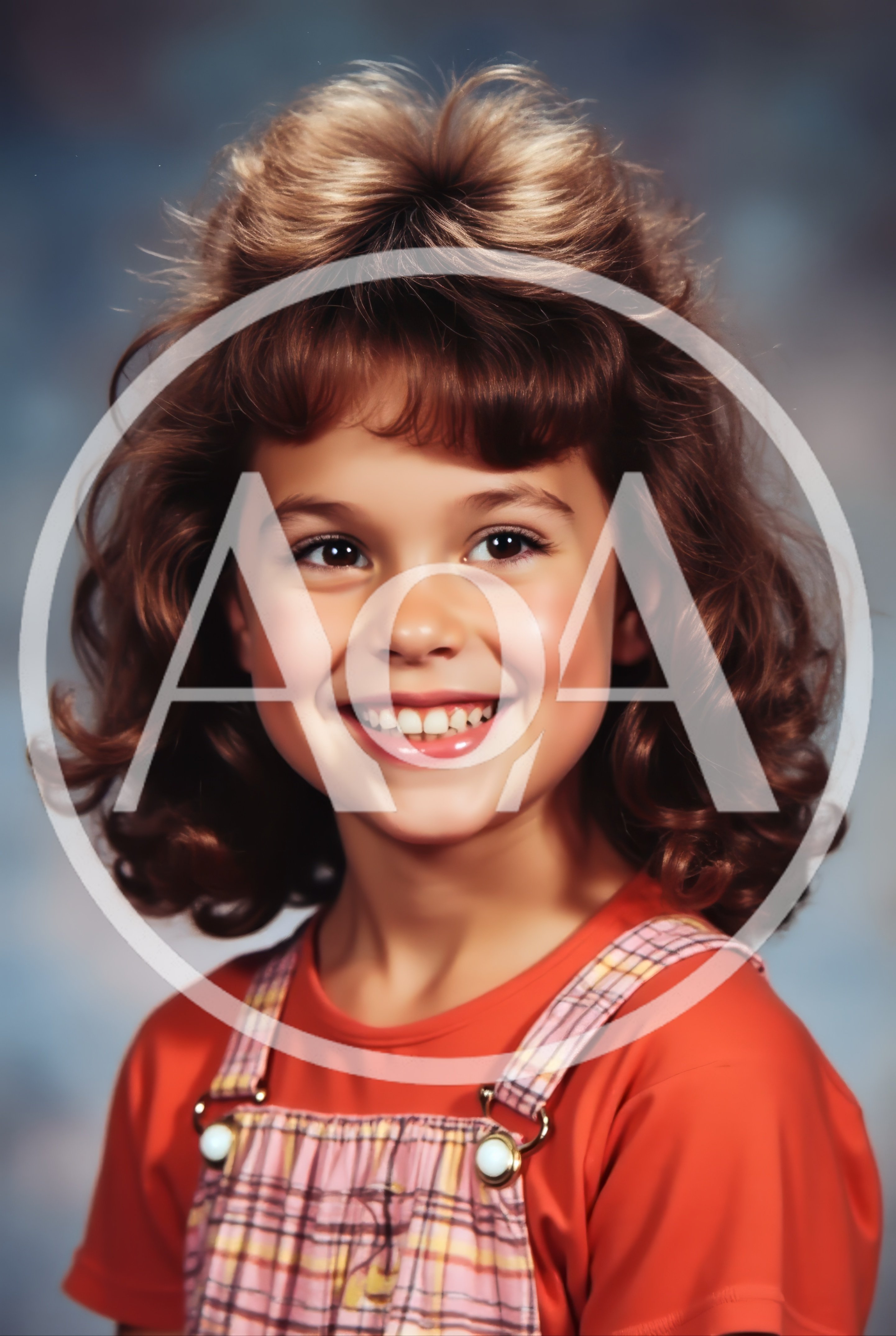Portrait Of A Smiling Young Girl In School Attire
