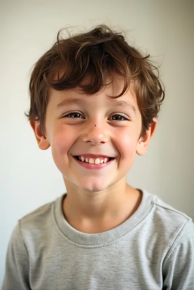 Portrait Of A Smiling Young Boy
