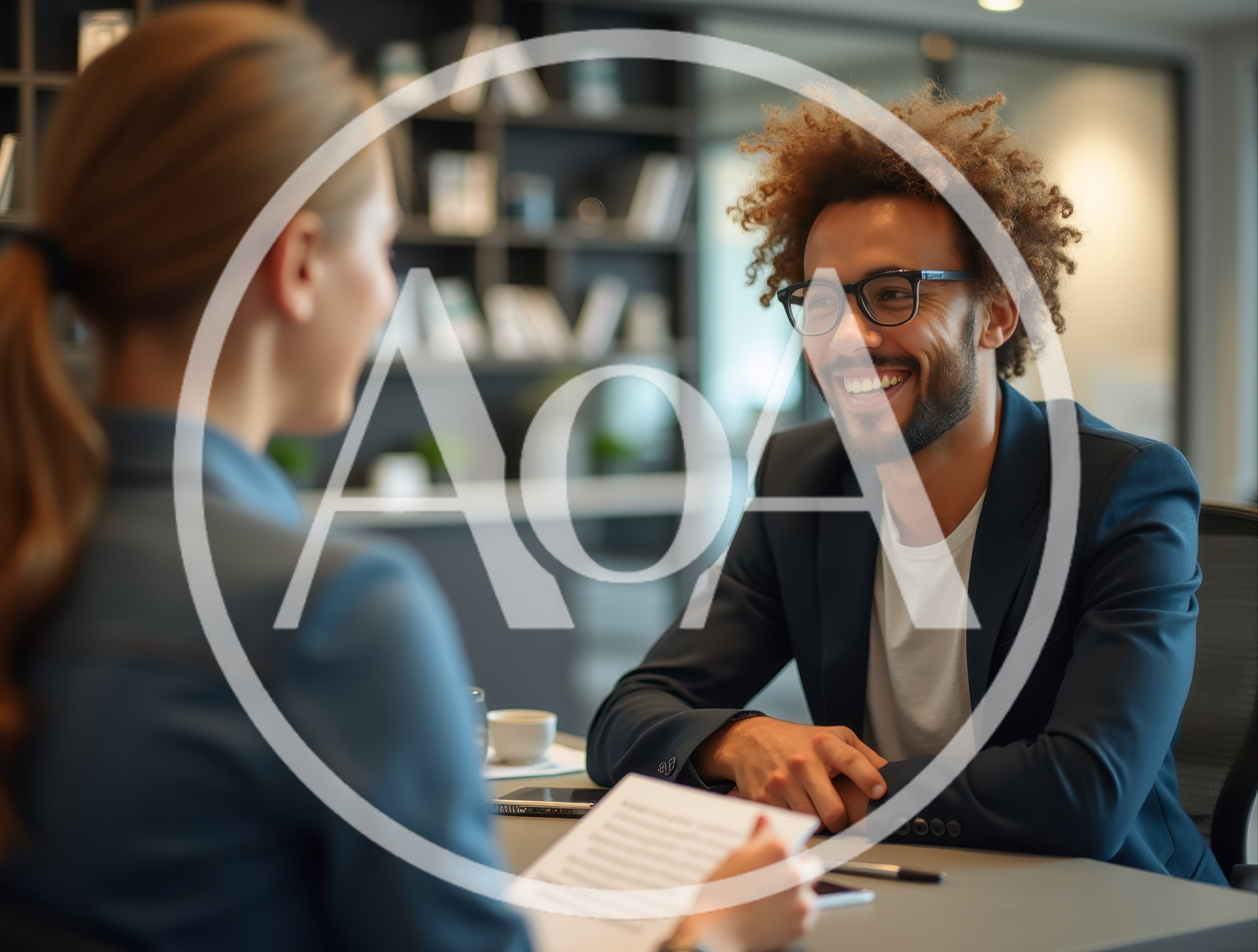 Professional Job Interview Between Recruiter And Candidate