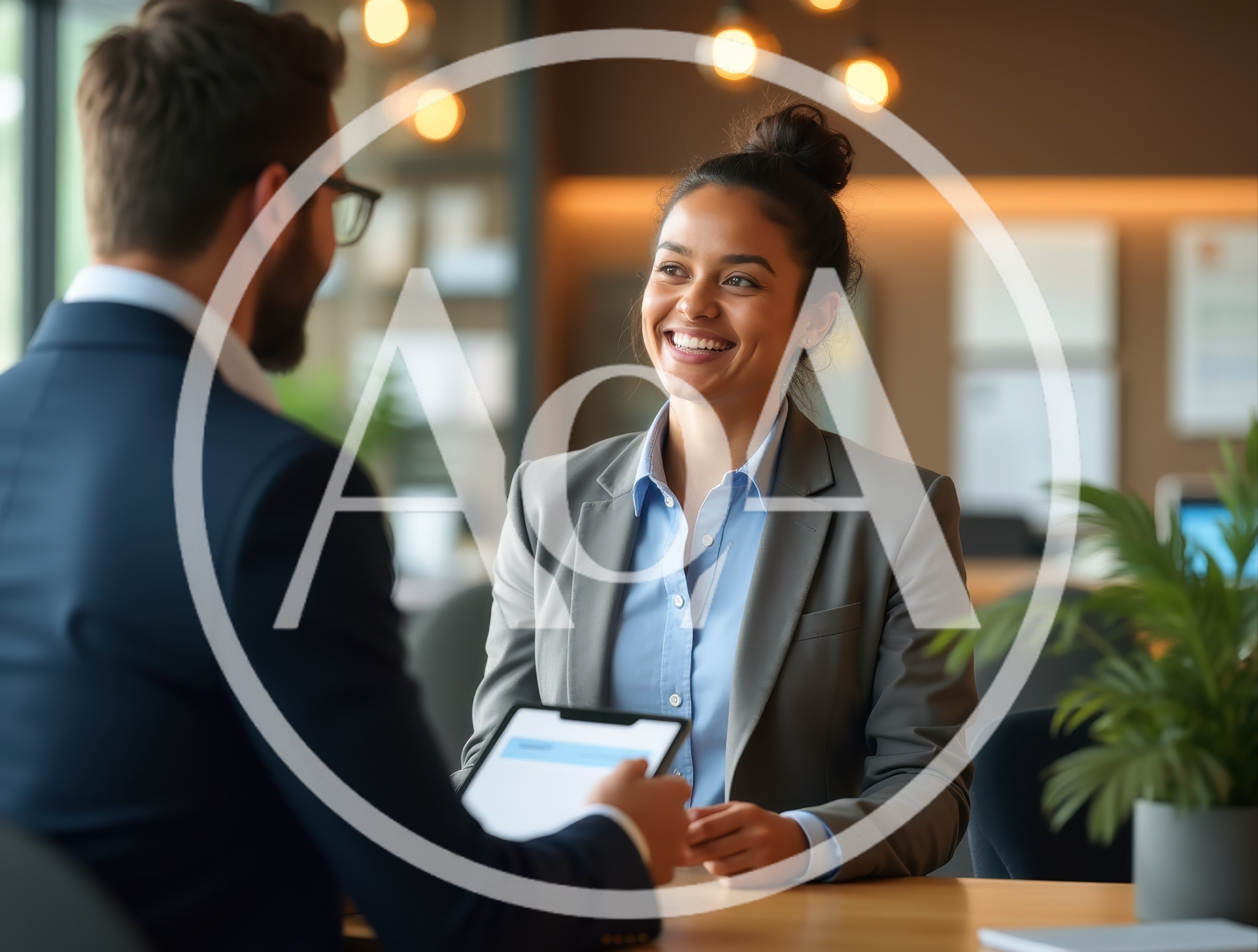 Professional Job Interview Between Recruiter And Candidate