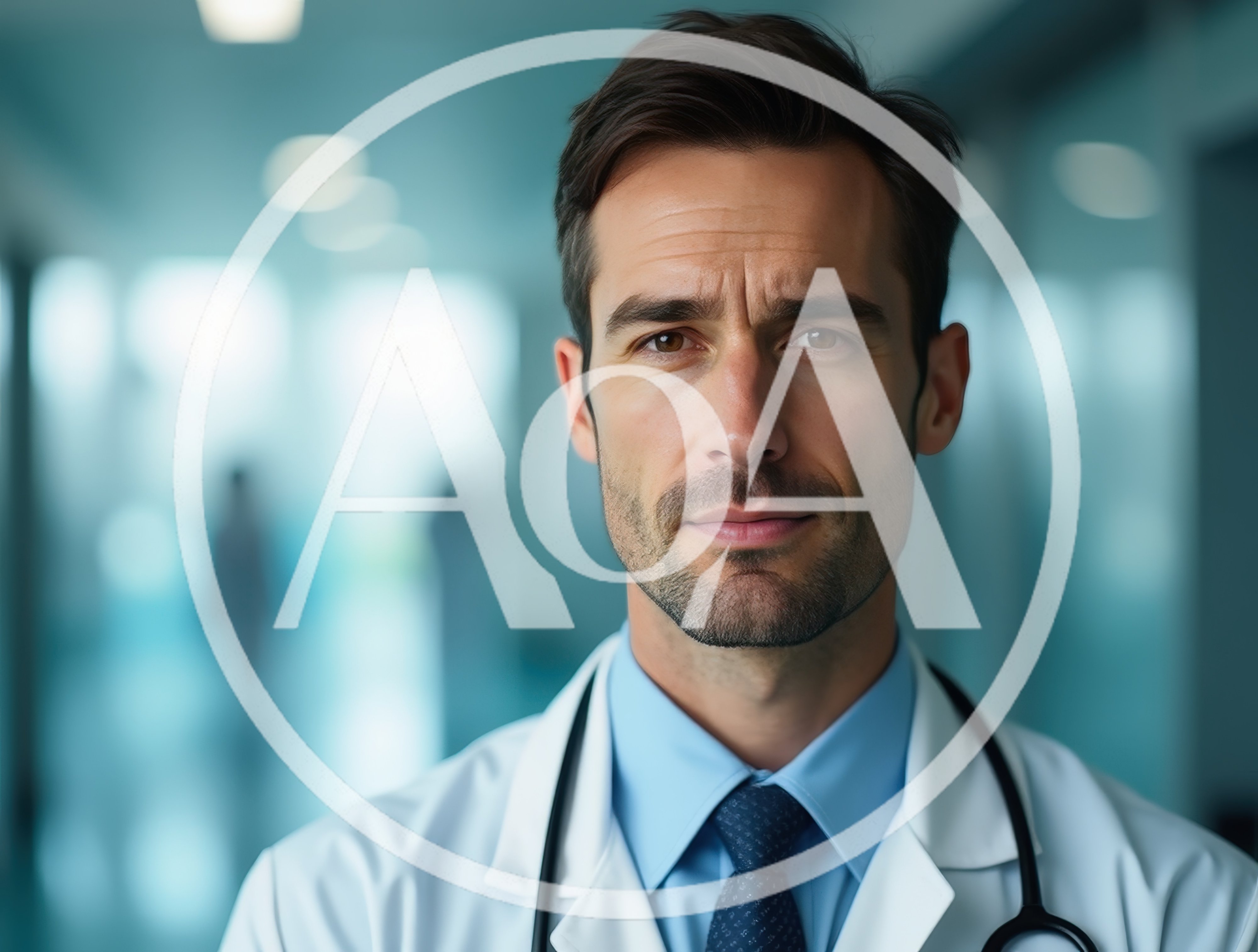 Portrait Of A Professional Male Doctor In Hospital