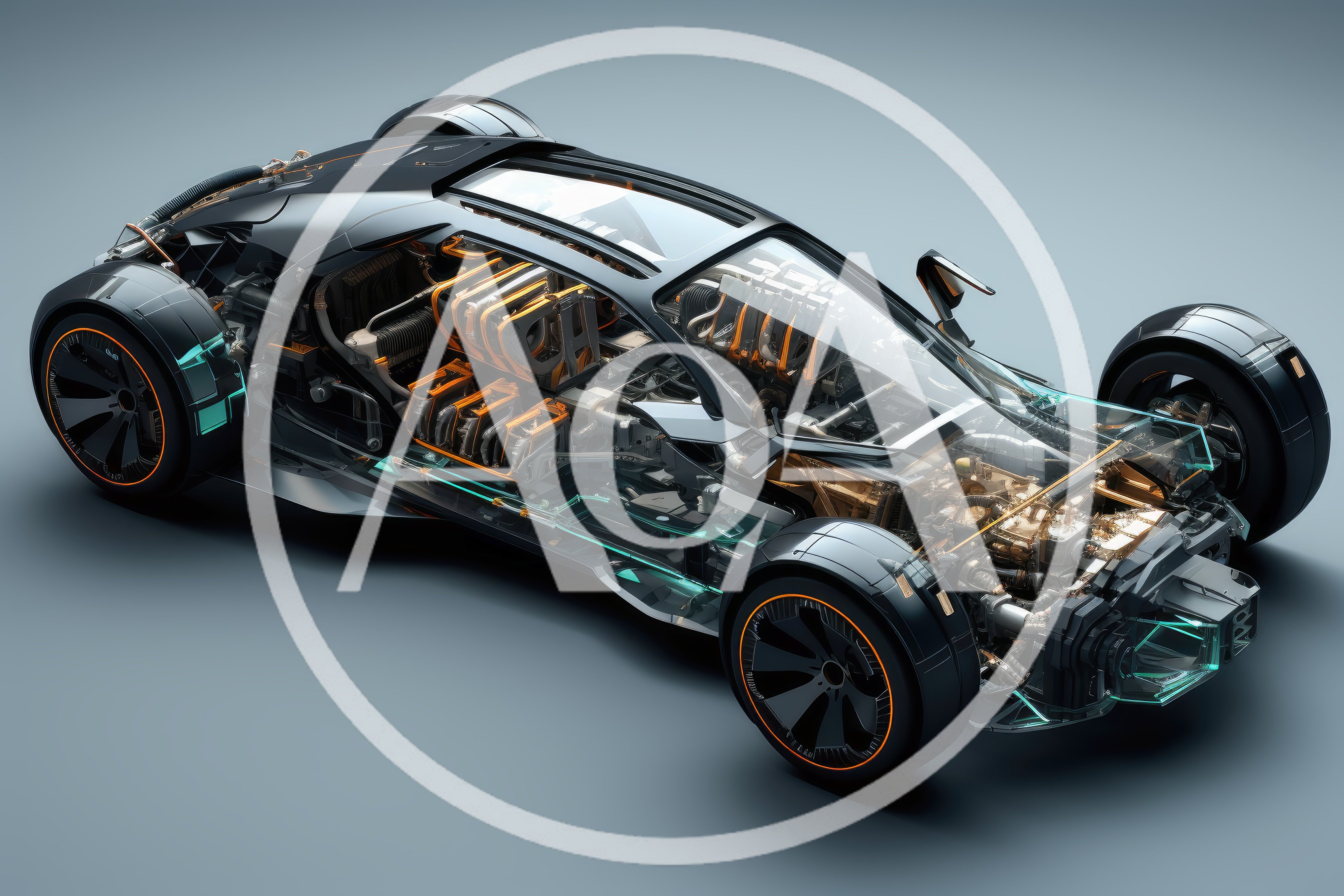 Futuristic Concept Car With Transparent Bodywork