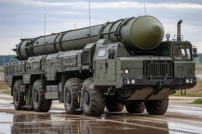 Russian Topol M Intercontinental Ballistic Missile Launcher